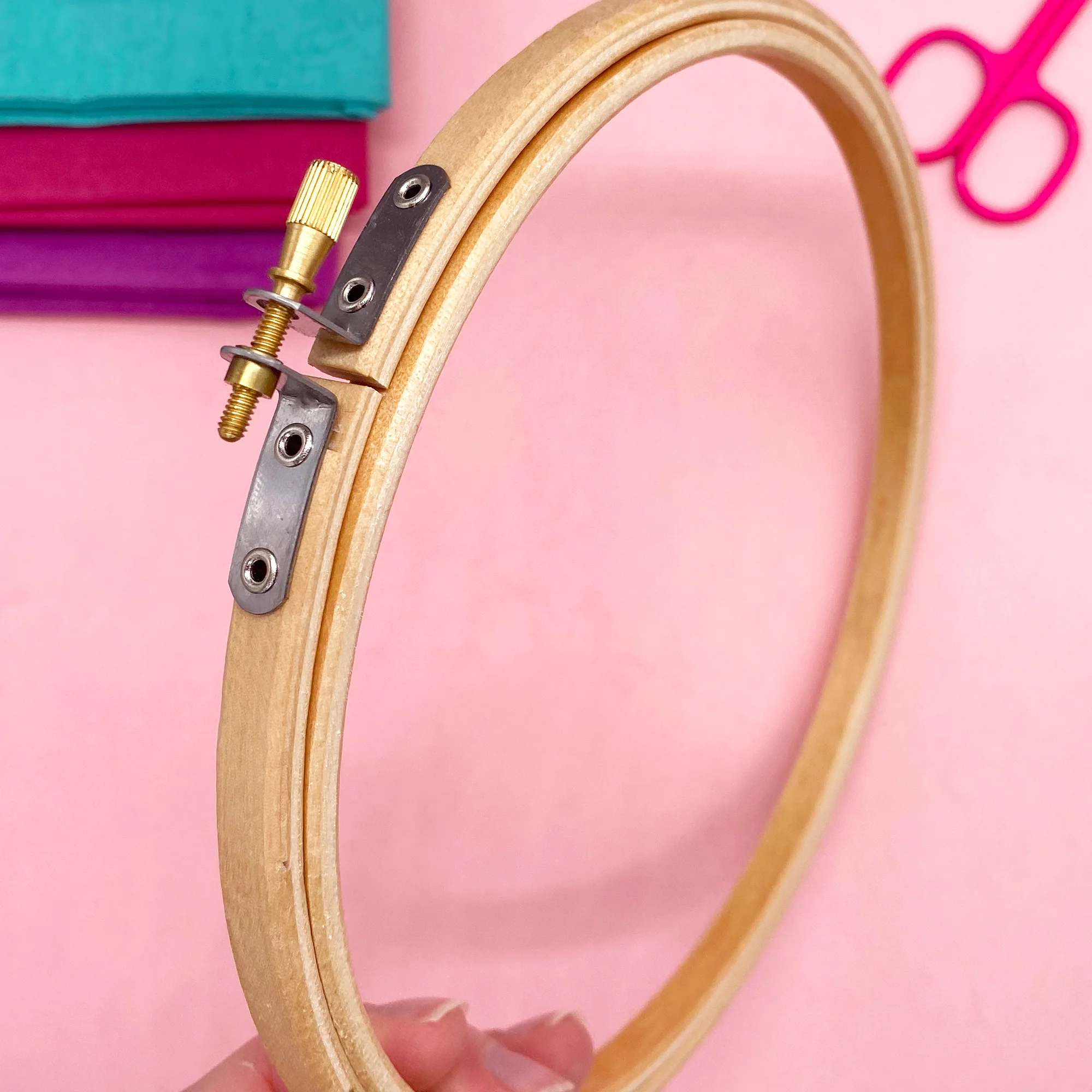 7" Wooden Embroidery Hoop - Image 3