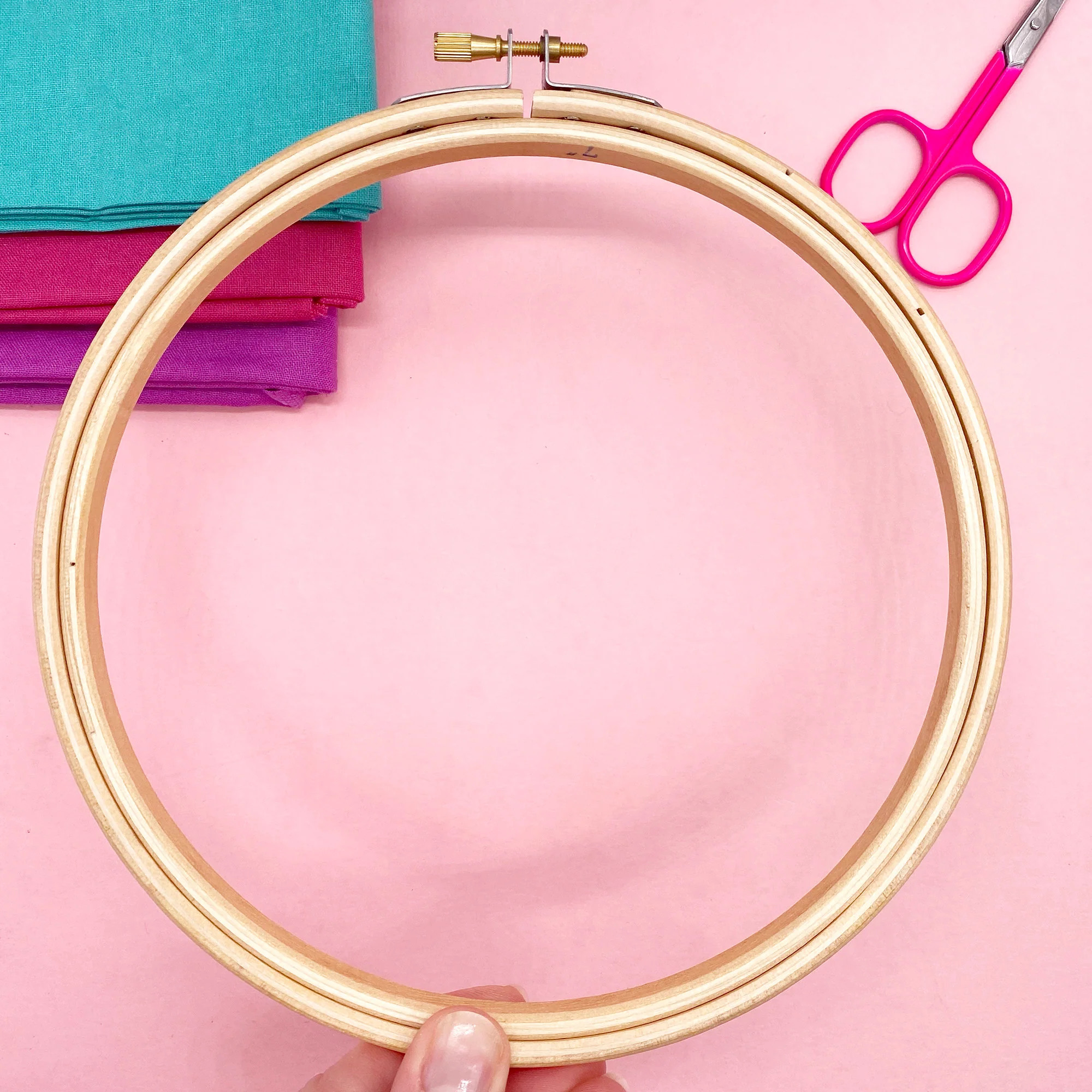 7" Wooden Embroidery Hoop - Image 5