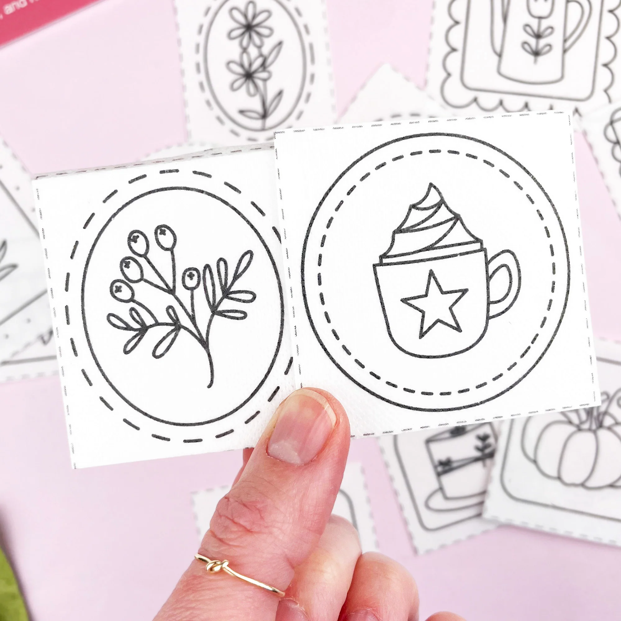 Autumn Doodles: Stick and Stitch Embroidery Patterns - Image 5