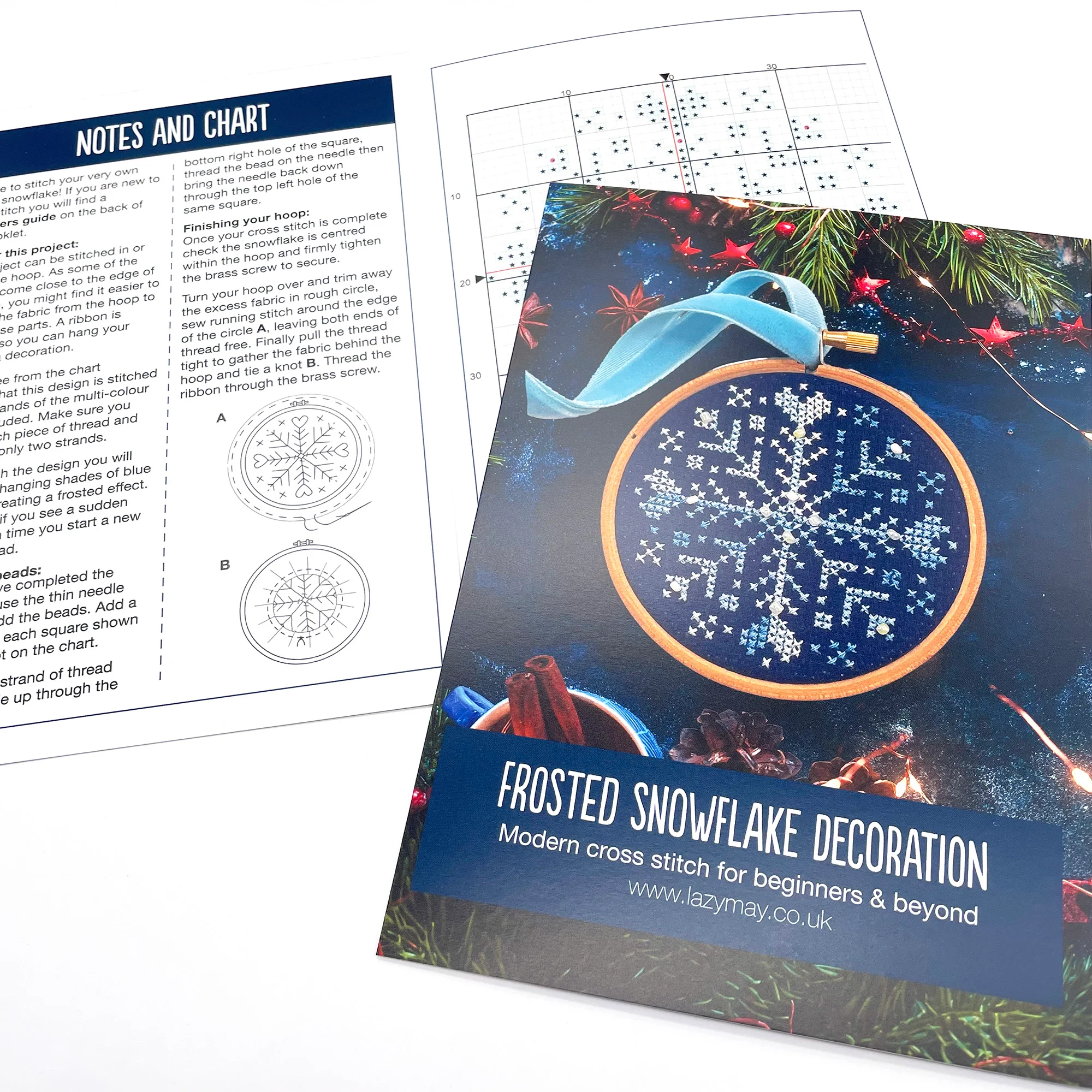Beaded Snowflake: Christmas Cross Stitch Kit - Image 6
