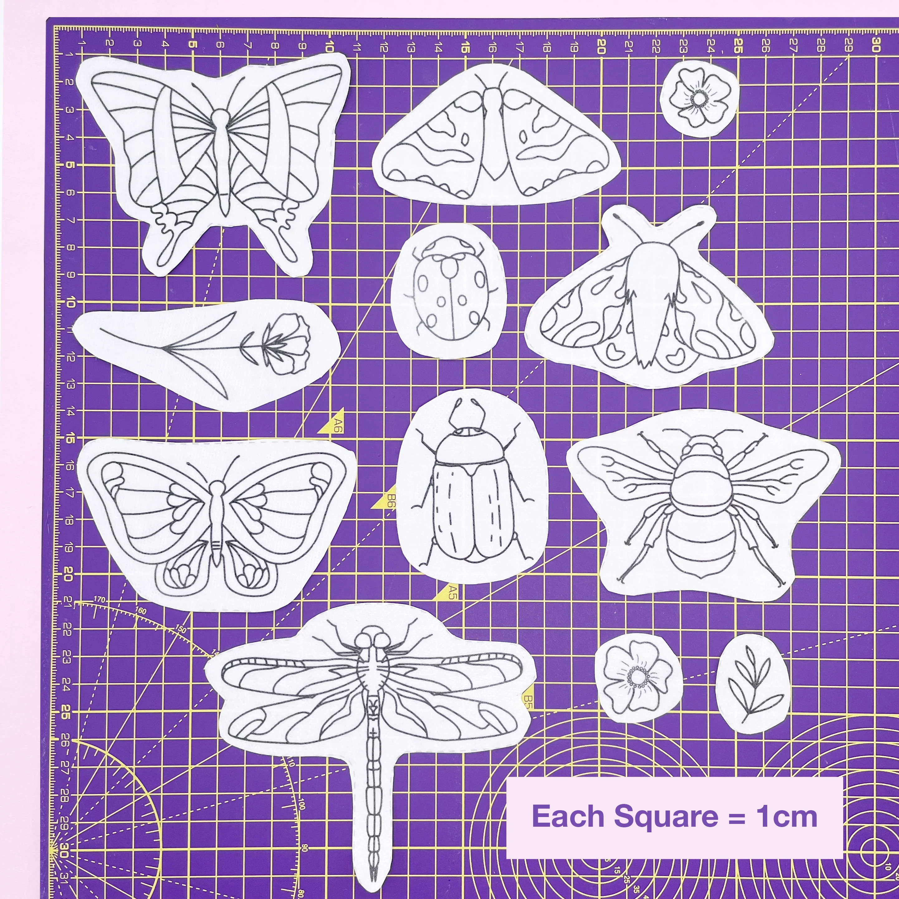 Beautiful Bugs Stick and Stitch Embroidery Patterns - Image 5