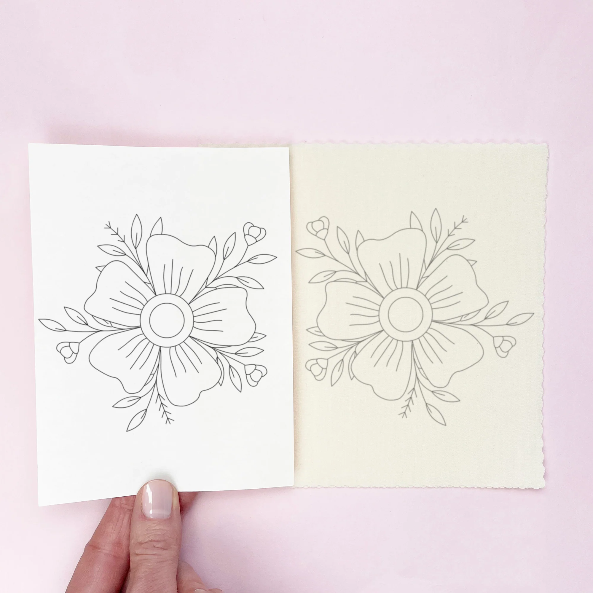 Iron-On Embroidery Patterns: 18 Large Flower Themed Designs - Image 4