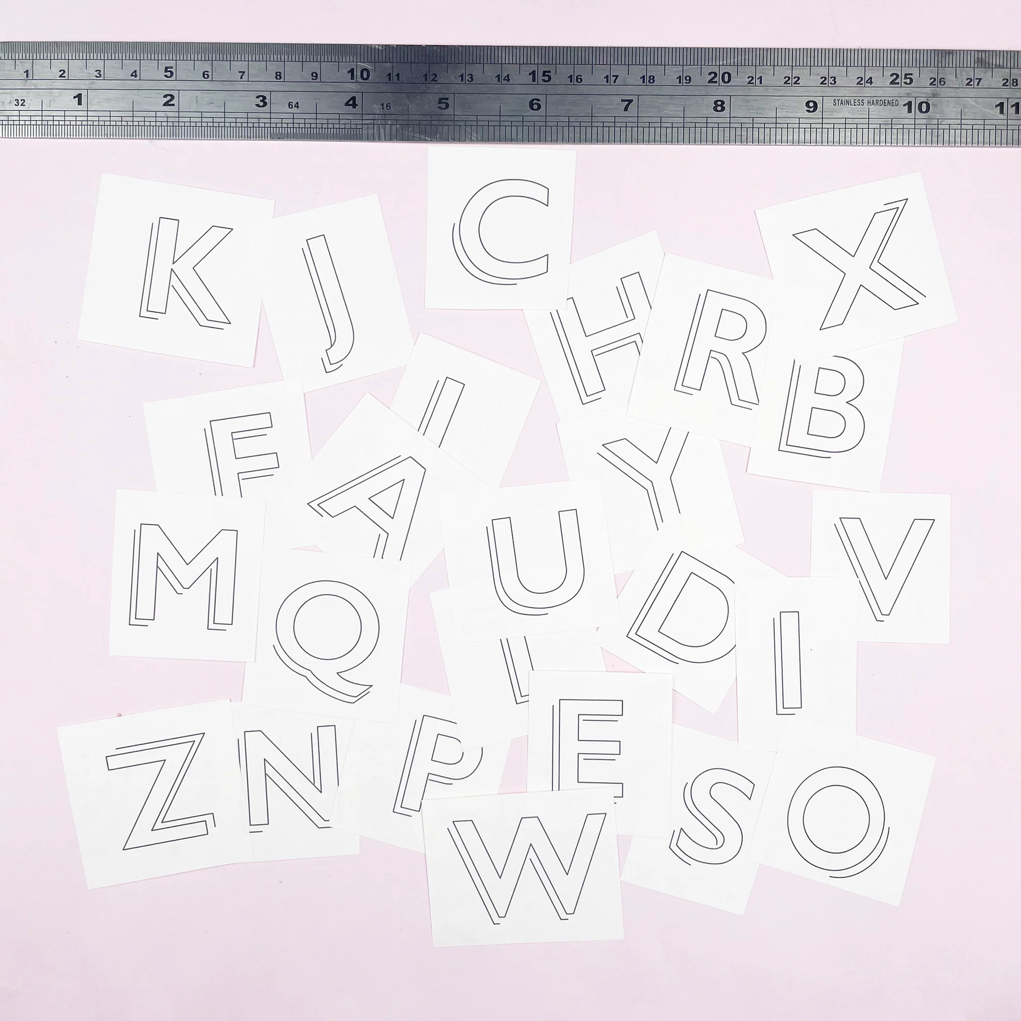 Iron-On Embroidery Patterns: 26 Bold Alphabet Letter Designs - Image 3