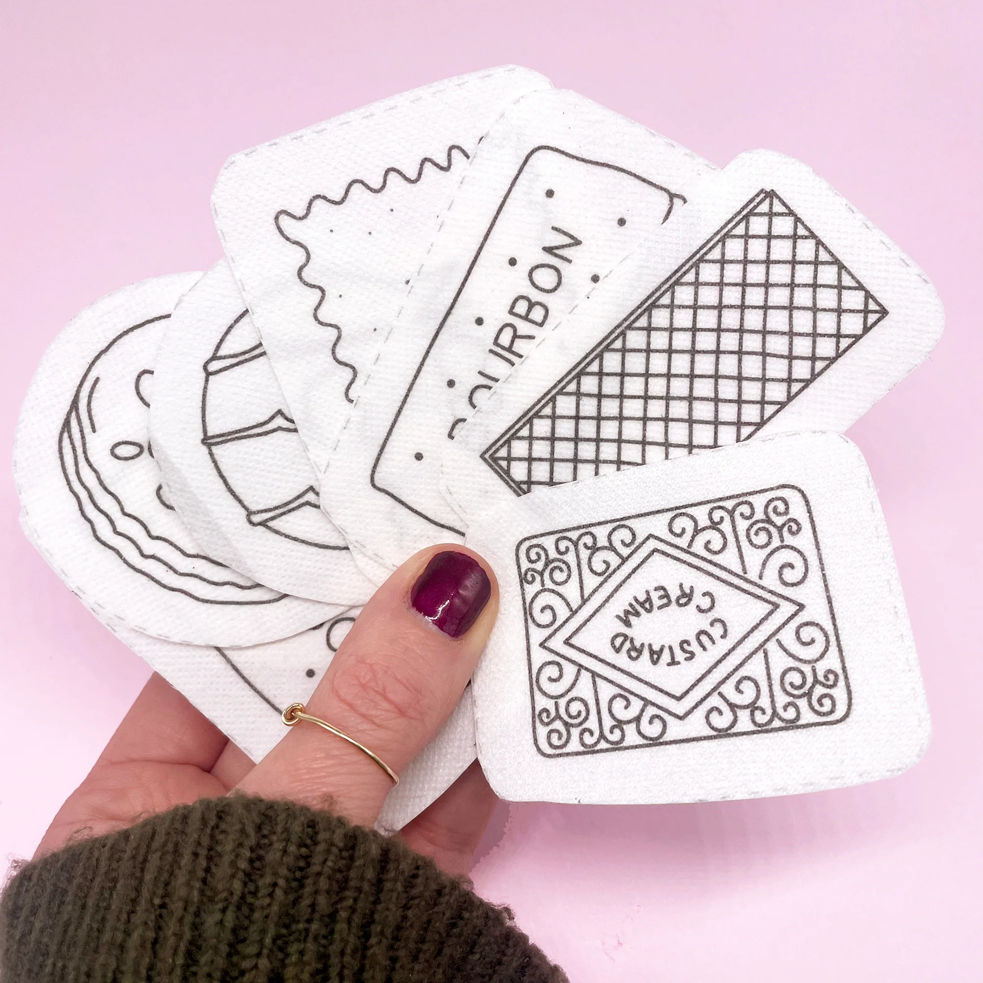 British Biscuits: Stick and Stitch Embroidery Patterns - Image 3