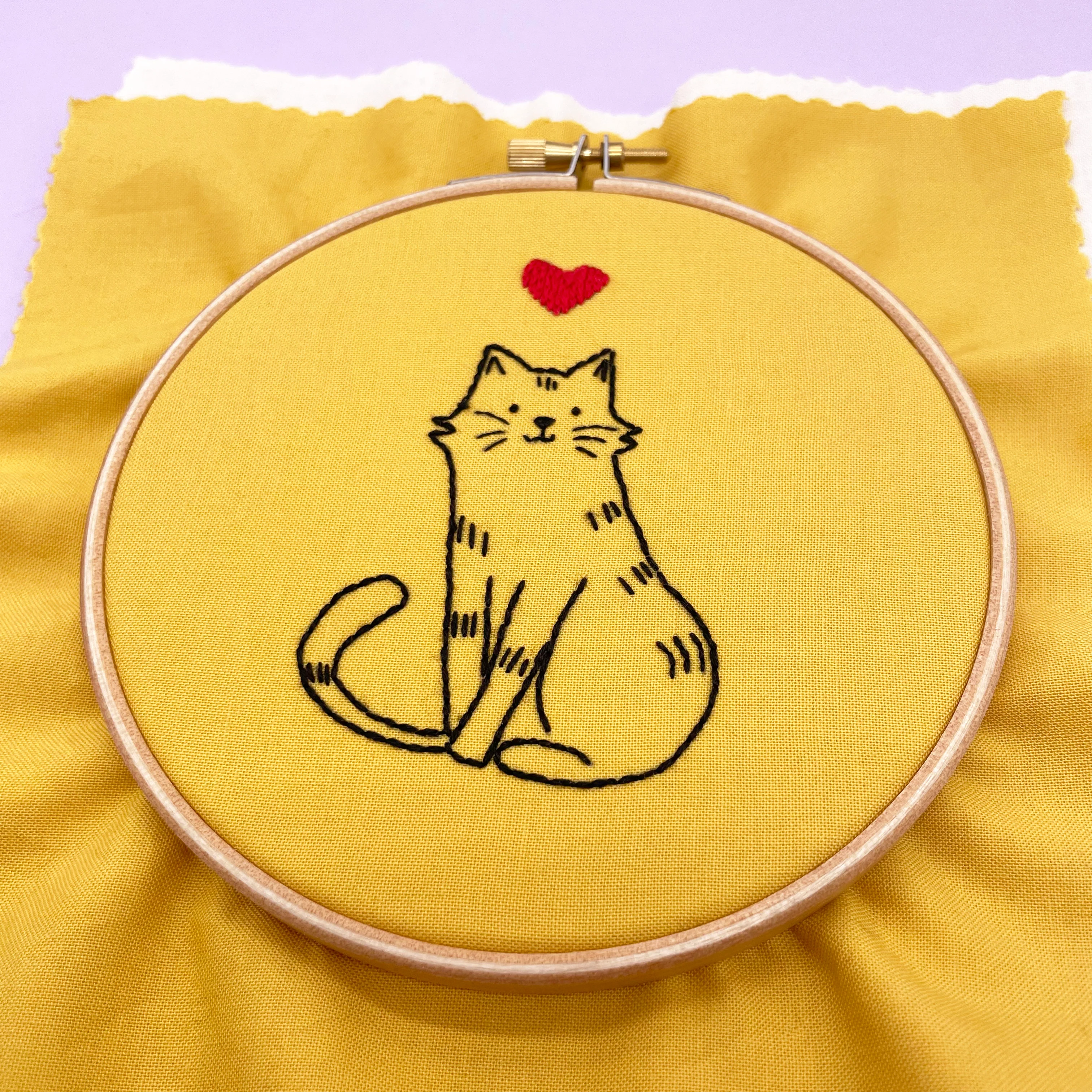 Iron-On Embroidery Patterns: Cute Cat Themed Designs - Image 5