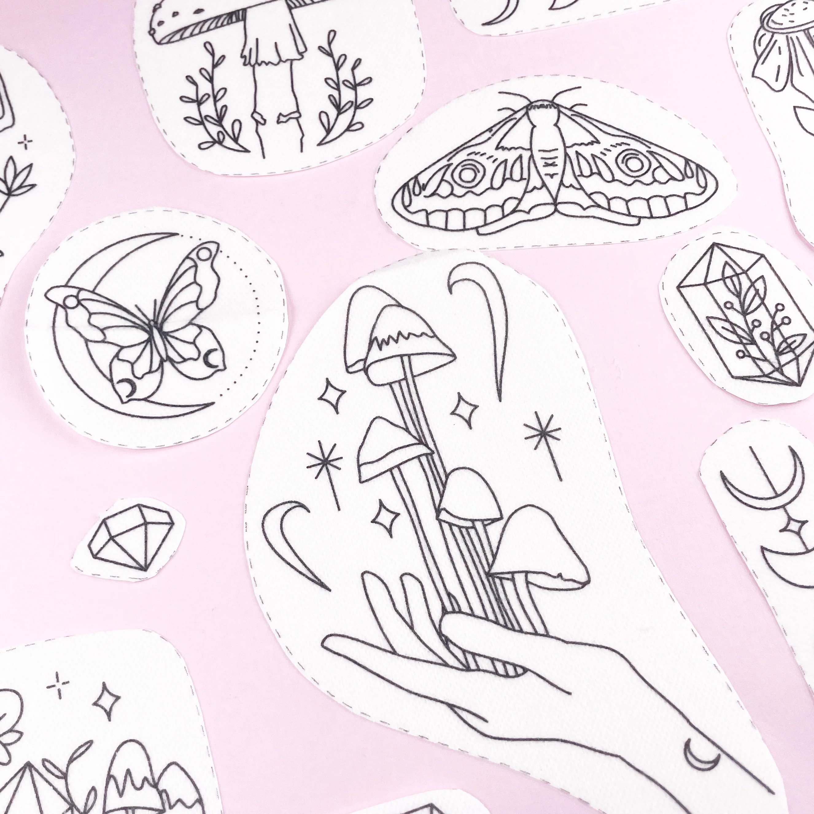 Celestial: Stick and Stitch Embroidery Patterns - Image 3