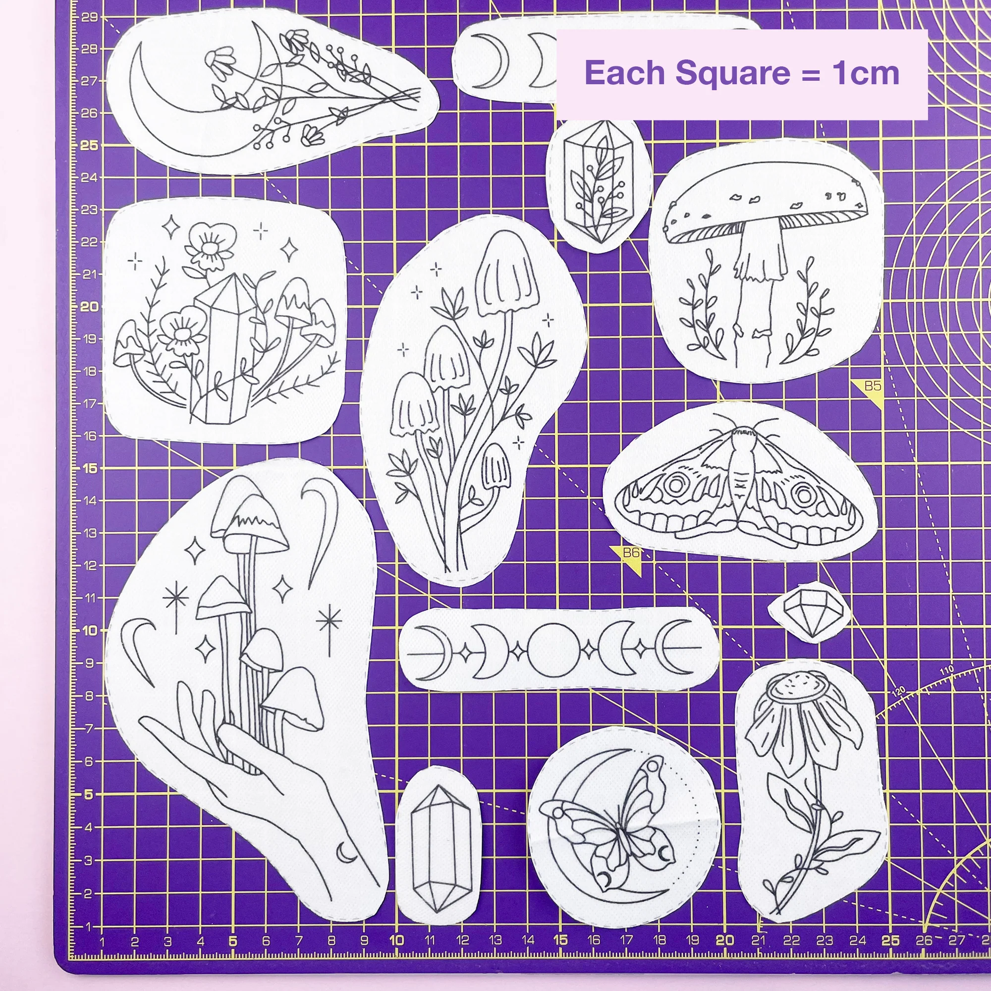 Celestial: Stick and Stitch Embroidery Patterns - Image 7