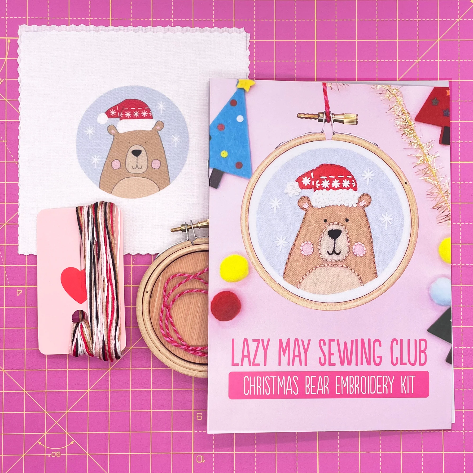Christmas Bear Embroidery Kit - Image 4