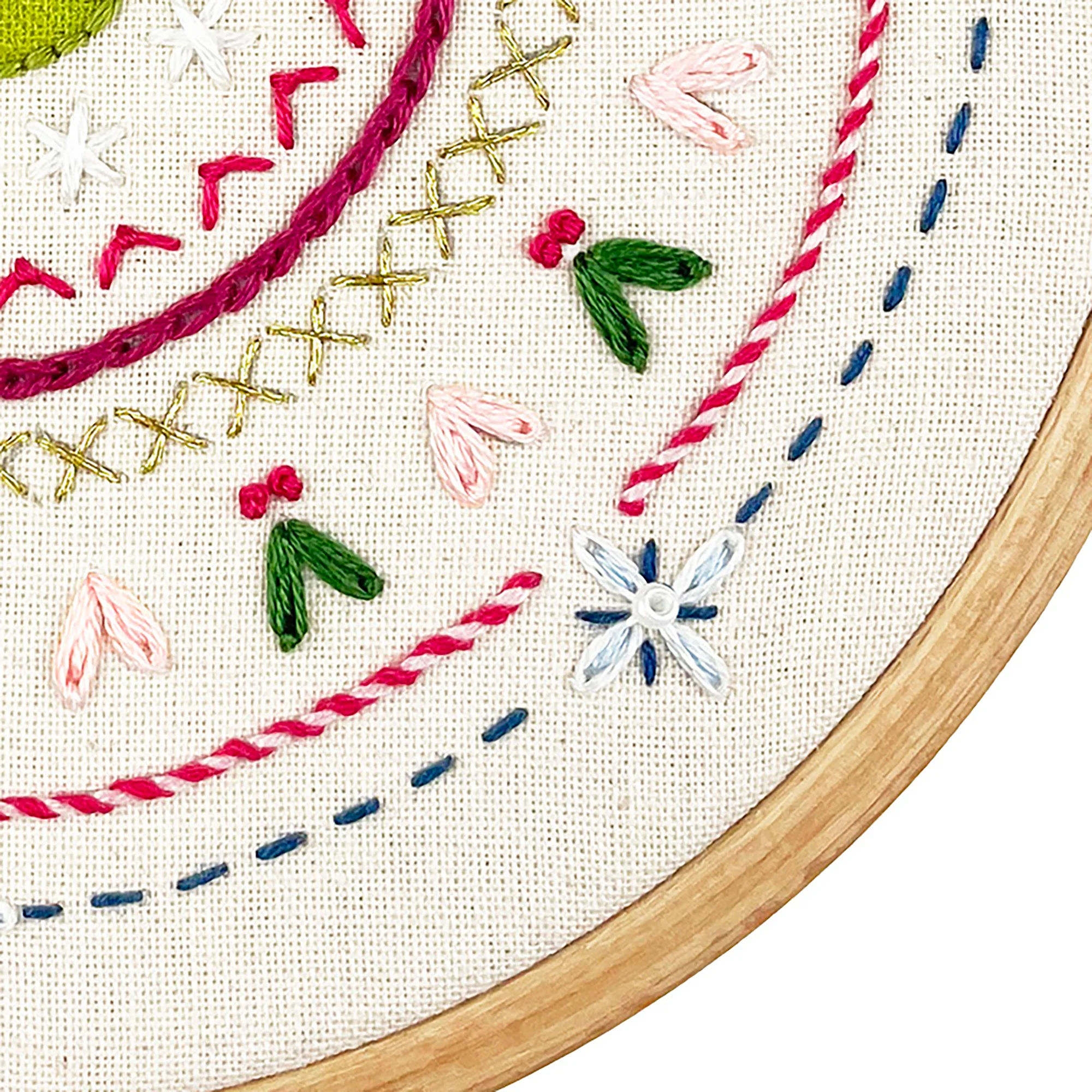 Christmas Stitch Sampler Embroidery Kit - Image 5
