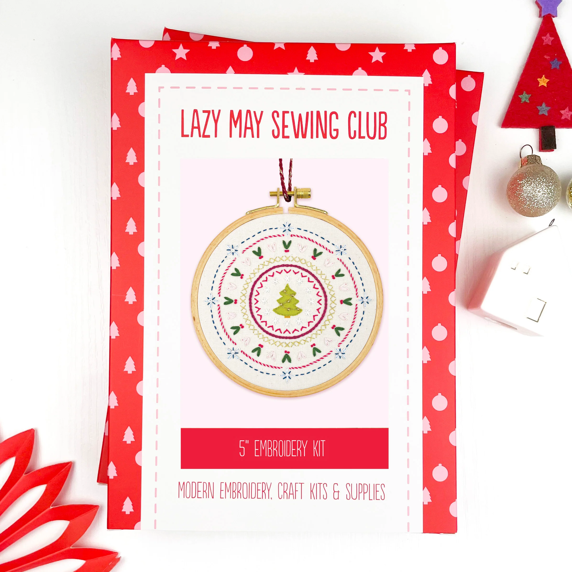 Christmas Stitch Sampler Embroidery Kit - Image 8