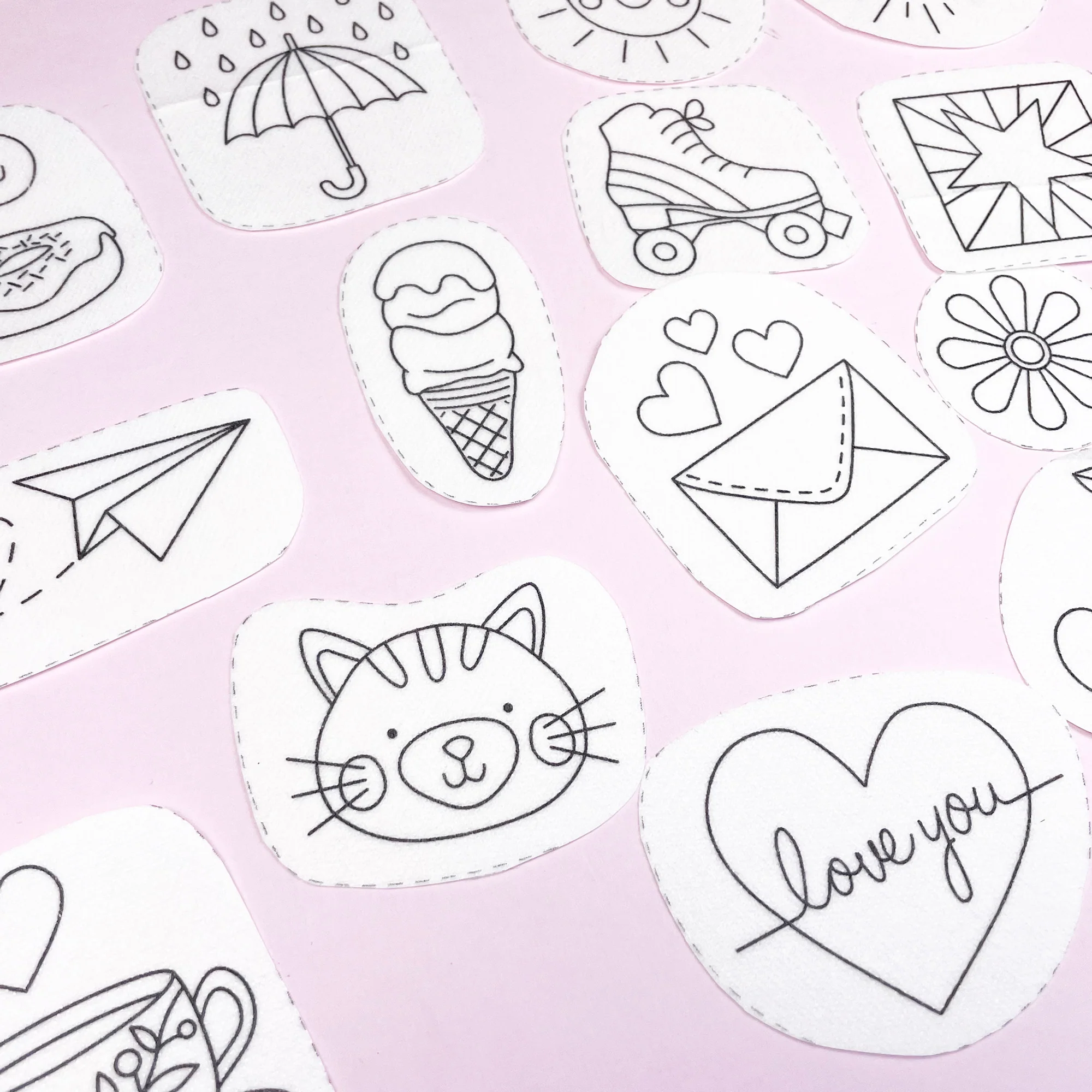 Cute Doodles: Stick and Stitch Embroidery Patterns - Image 3