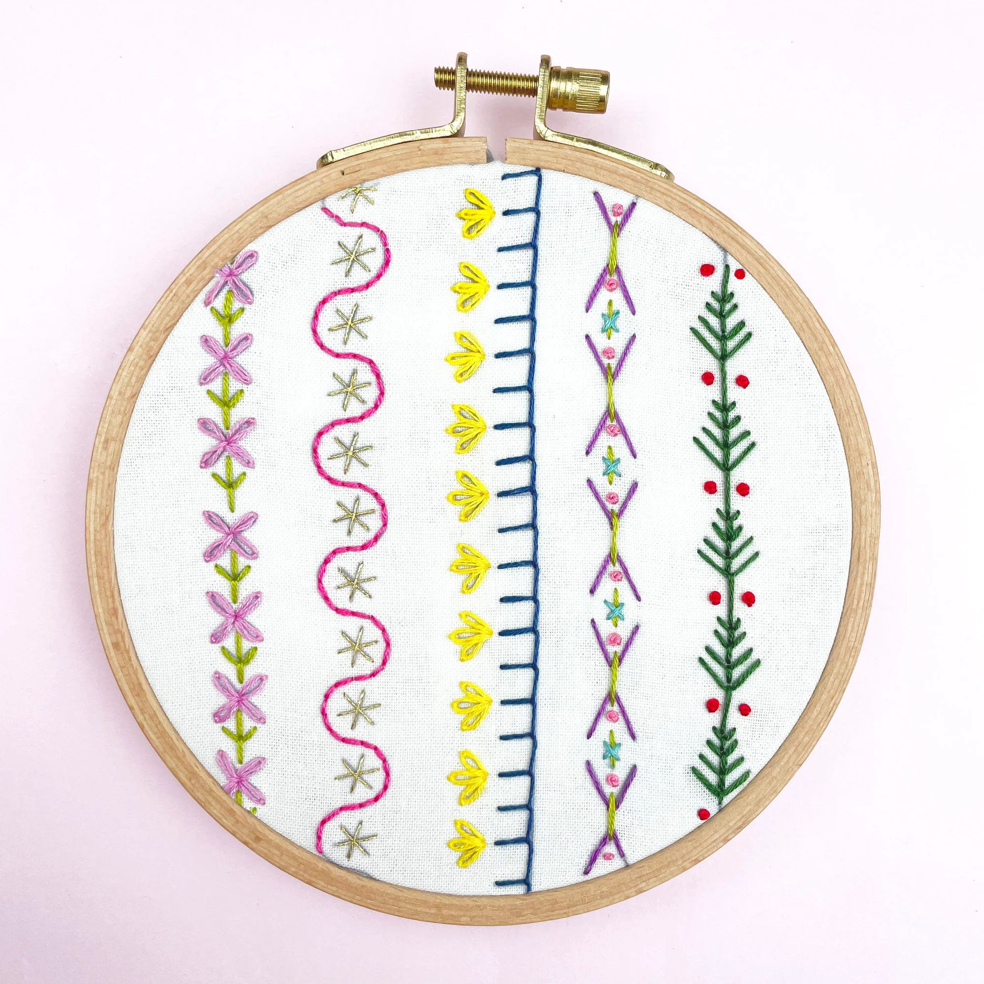 Iron-On Embroidery Patterns: 10 Embroidered Border Designs - Image 3