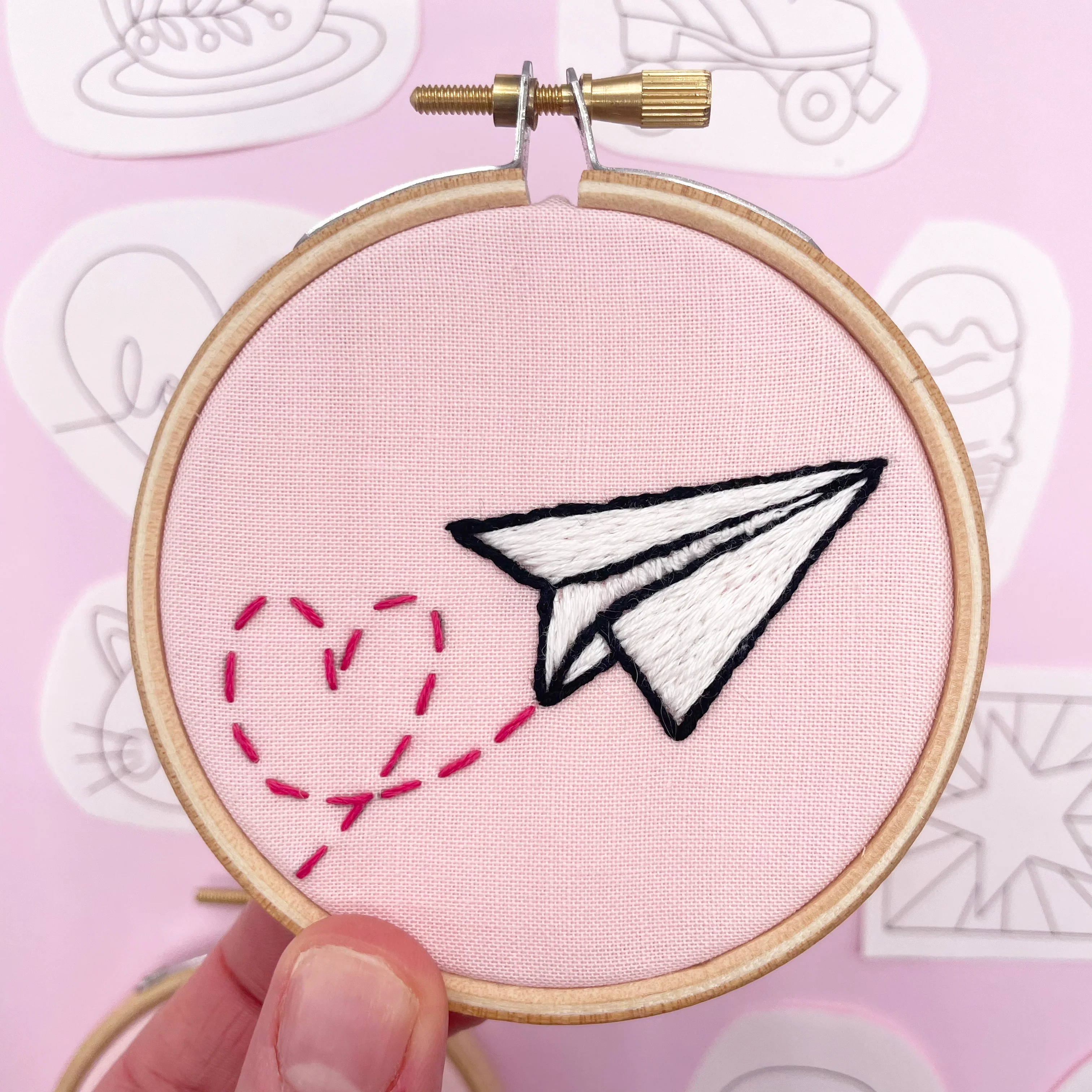 Iron-On Embroidery Patterns: 13 Cute Doodle Themed Designs - Image 5