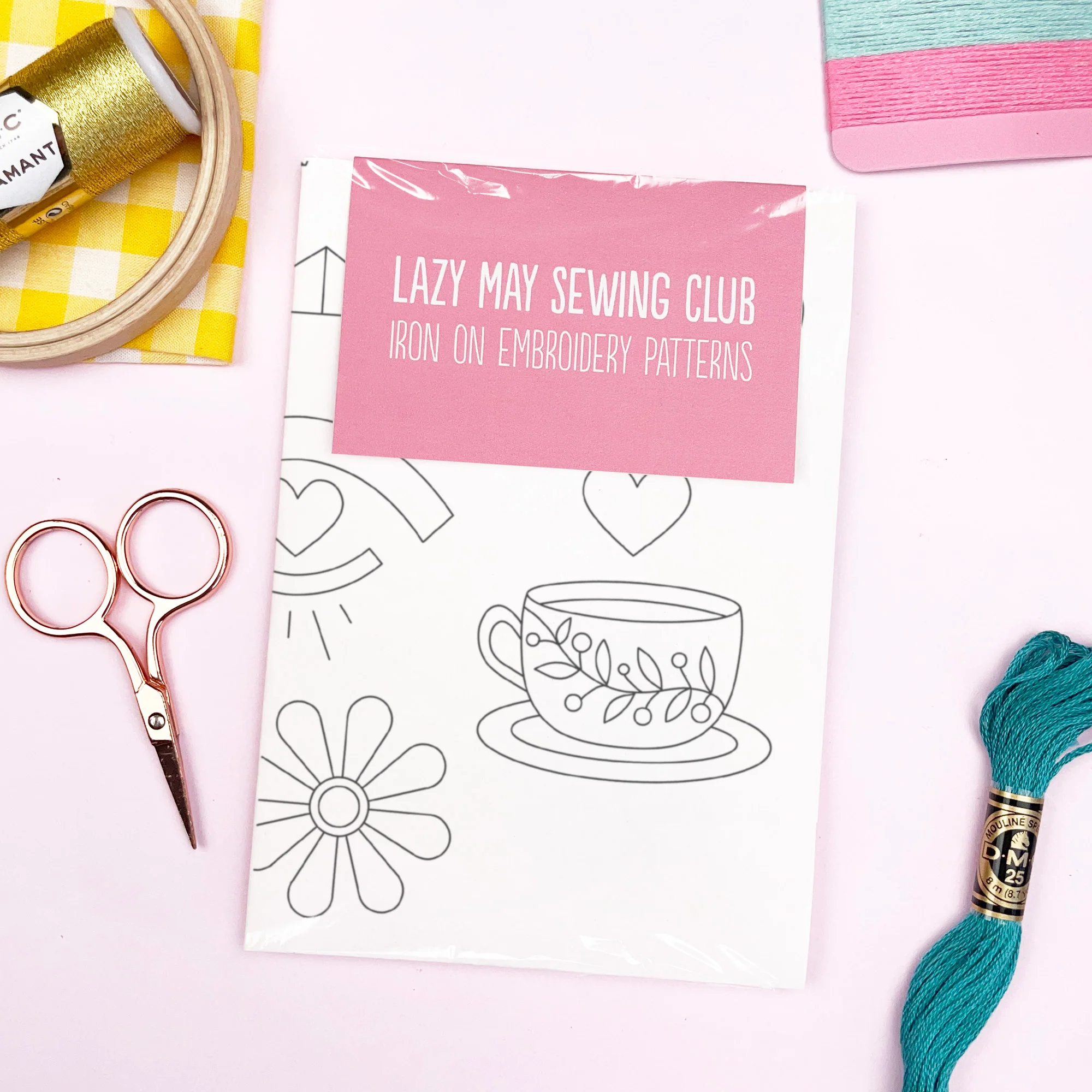 Iron-On Embroidery Patterns: 13 Cute Doodle Themed Designs - Image 7