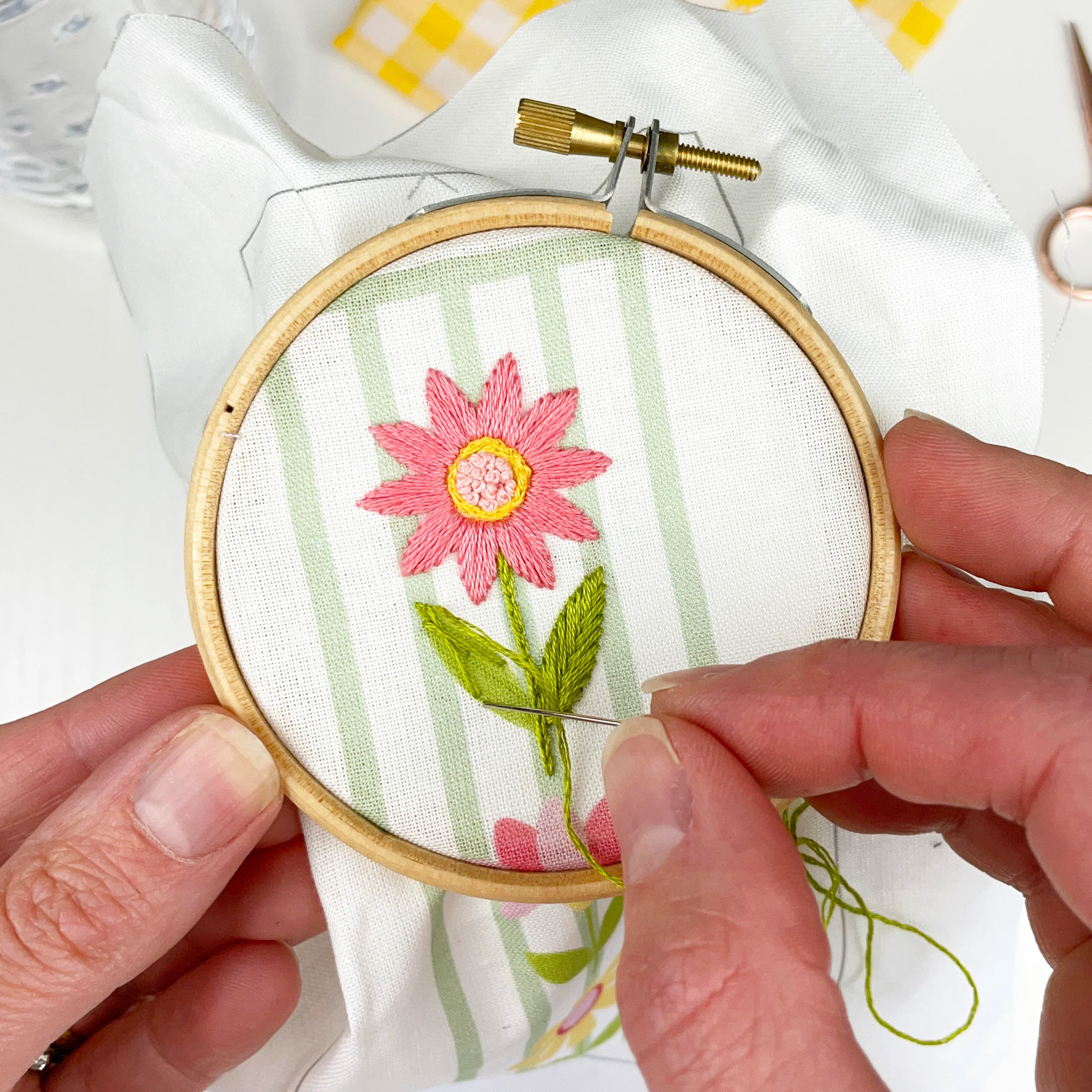 DIY Bookmark Embroidery Kit: Summer Flowers - Image 5