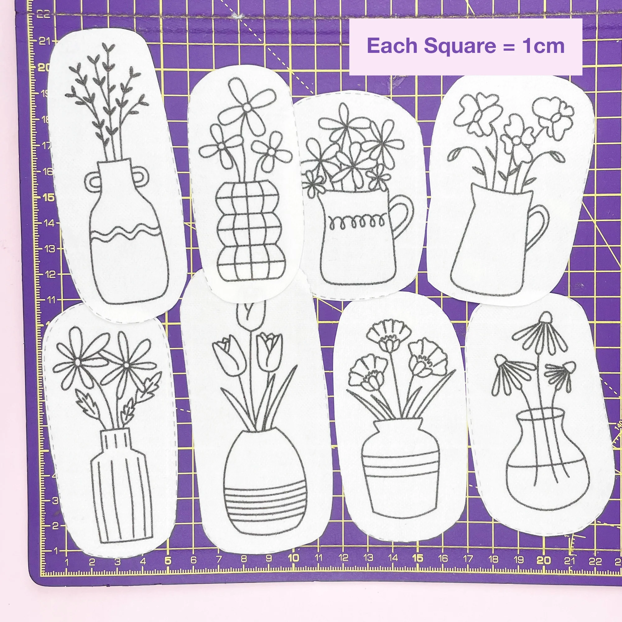 Floral Vases: Stick and Stitch Embroidery Patterns - Image 4