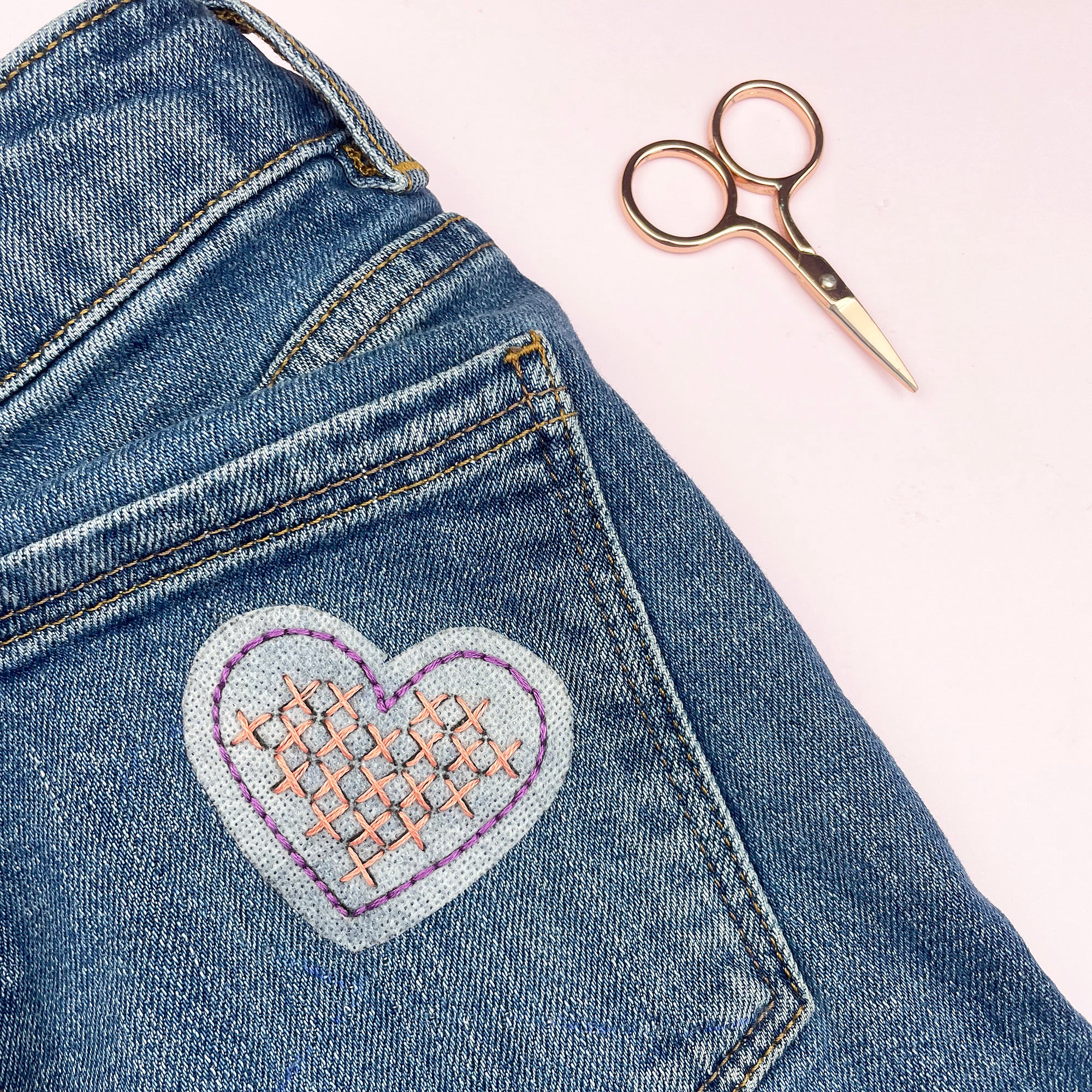 Folk Hearts: Stick and Stitch Embroidery Patterns - Image 5