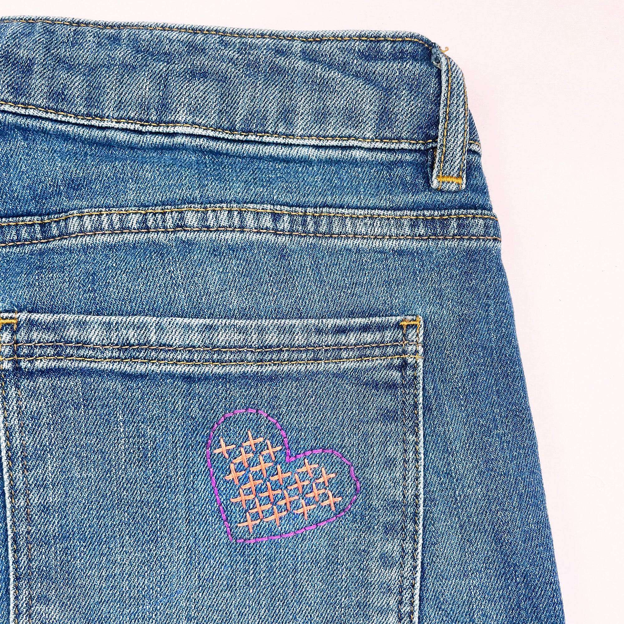 Folk Hearts: Stick and Stitch Embroidery Patterns - Image 6