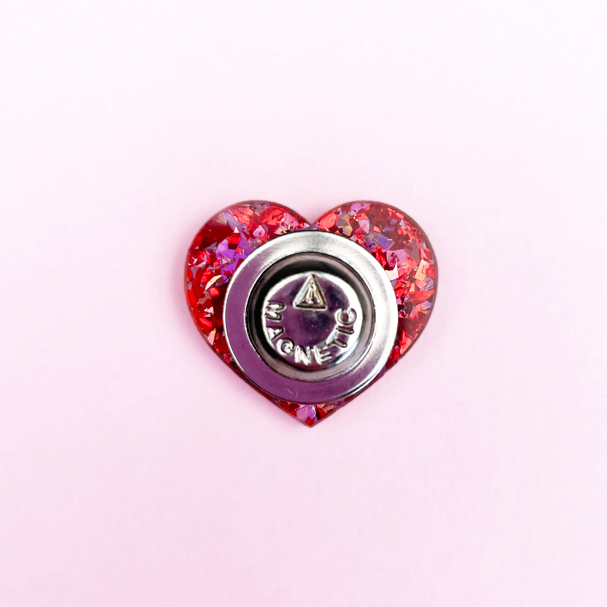 Glitter Heart Magnetic Needle Minder - Image 5