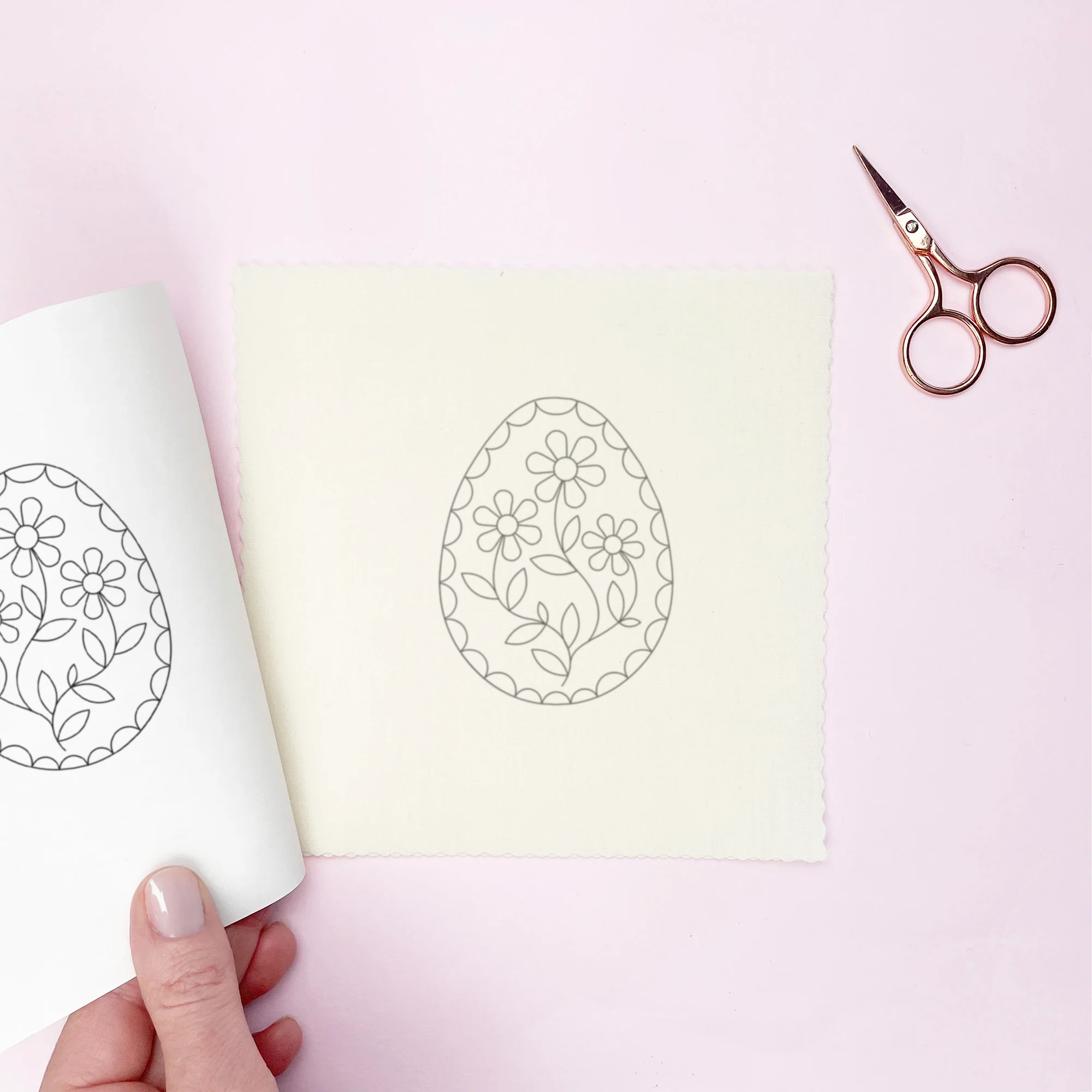 Iron-On Embroidery Patterns: Easter Themed Designs - Image 5