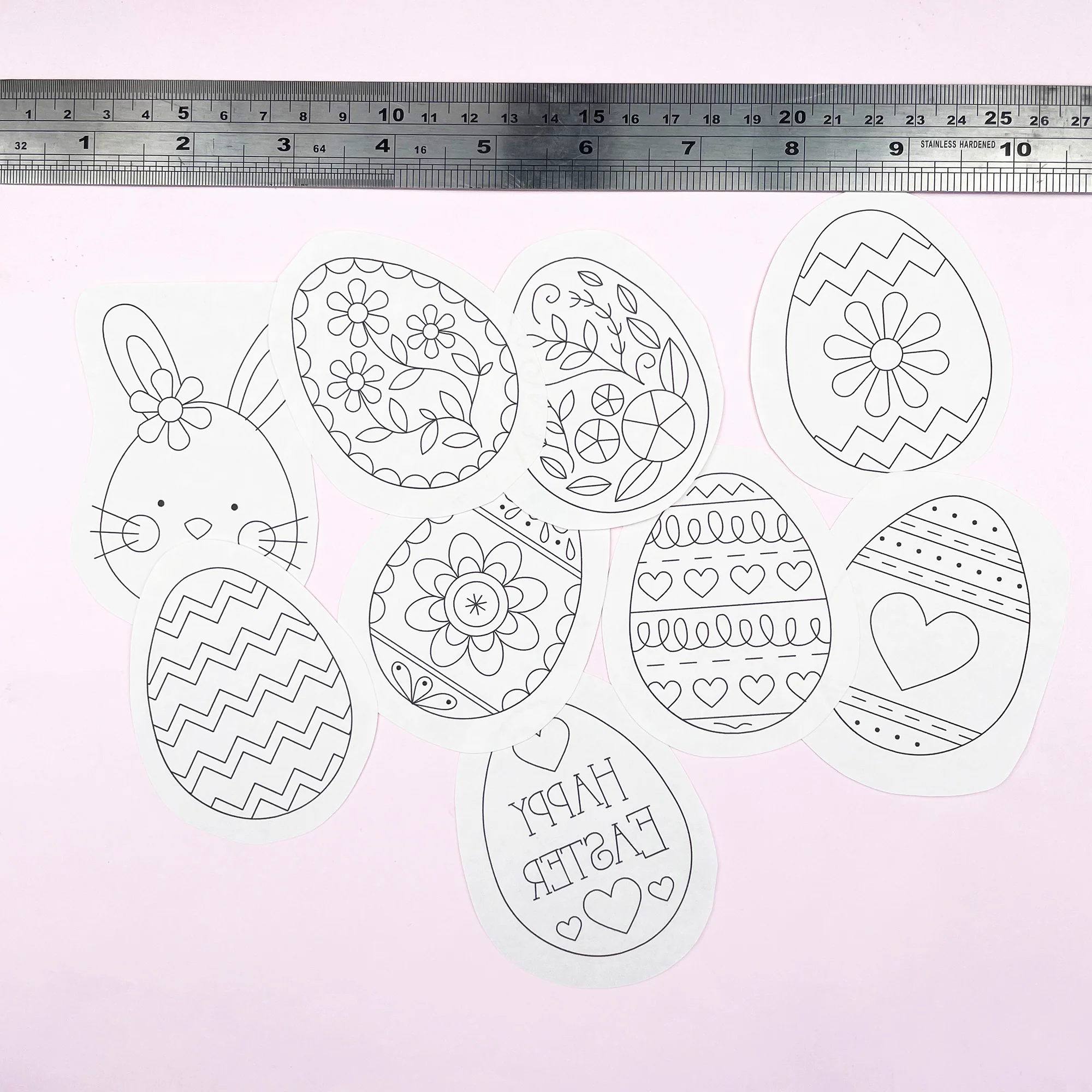 Iron-On Embroidery Patterns: Easter Themed Designs - Image 6