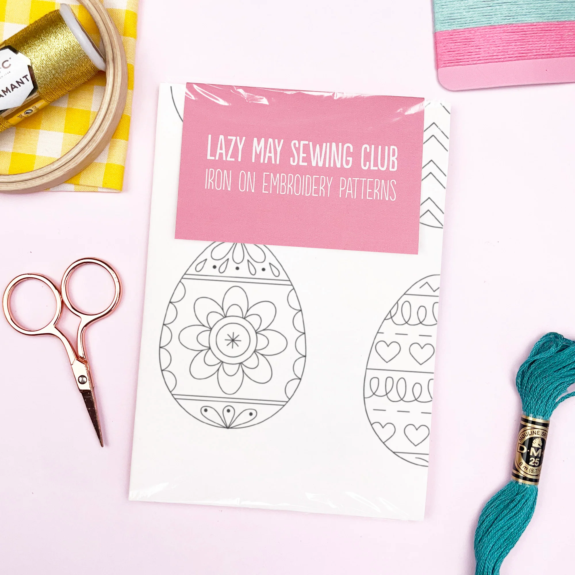Iron-On Embroidery Patterns: Easter Themed Designs - Image 8