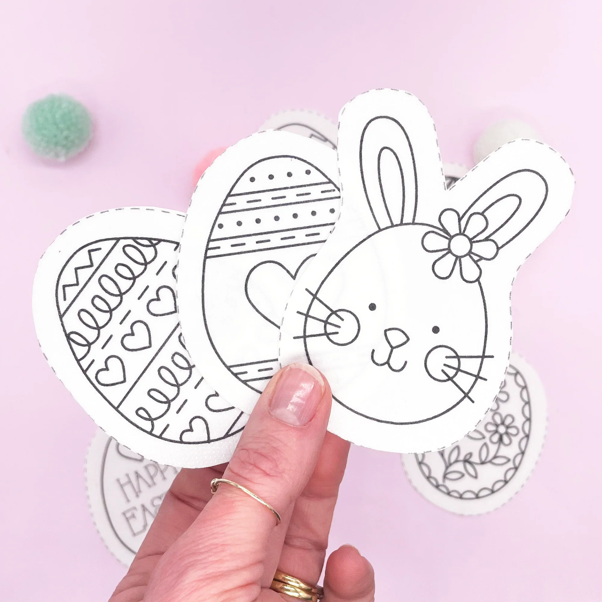 Happy Easter: Stick and Stitch Embroidery Patterns - Image 3