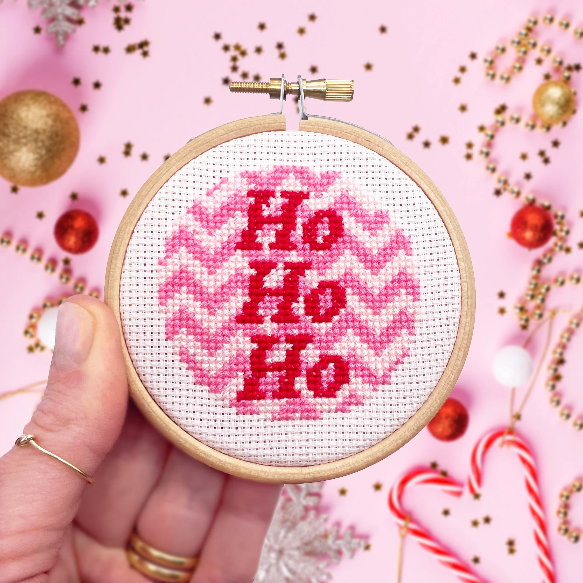 Ho Ho Ho: Christmas Cross Stitch Kit - Image 3