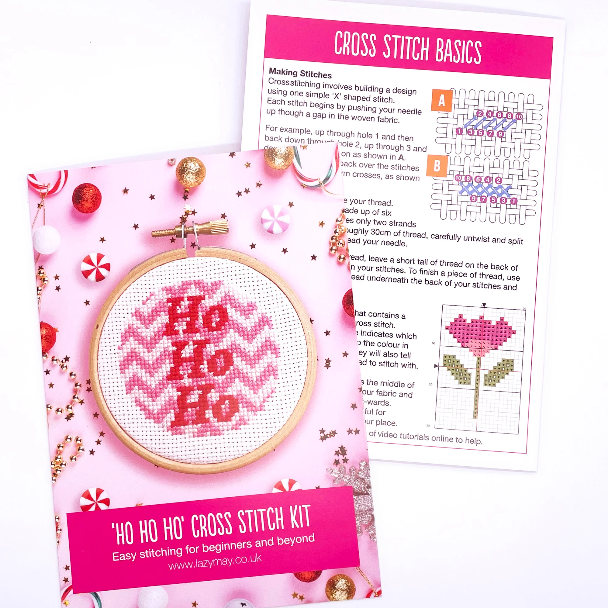 Ho Ho Ho: Christmas Cross Stitch Kit - Image 4