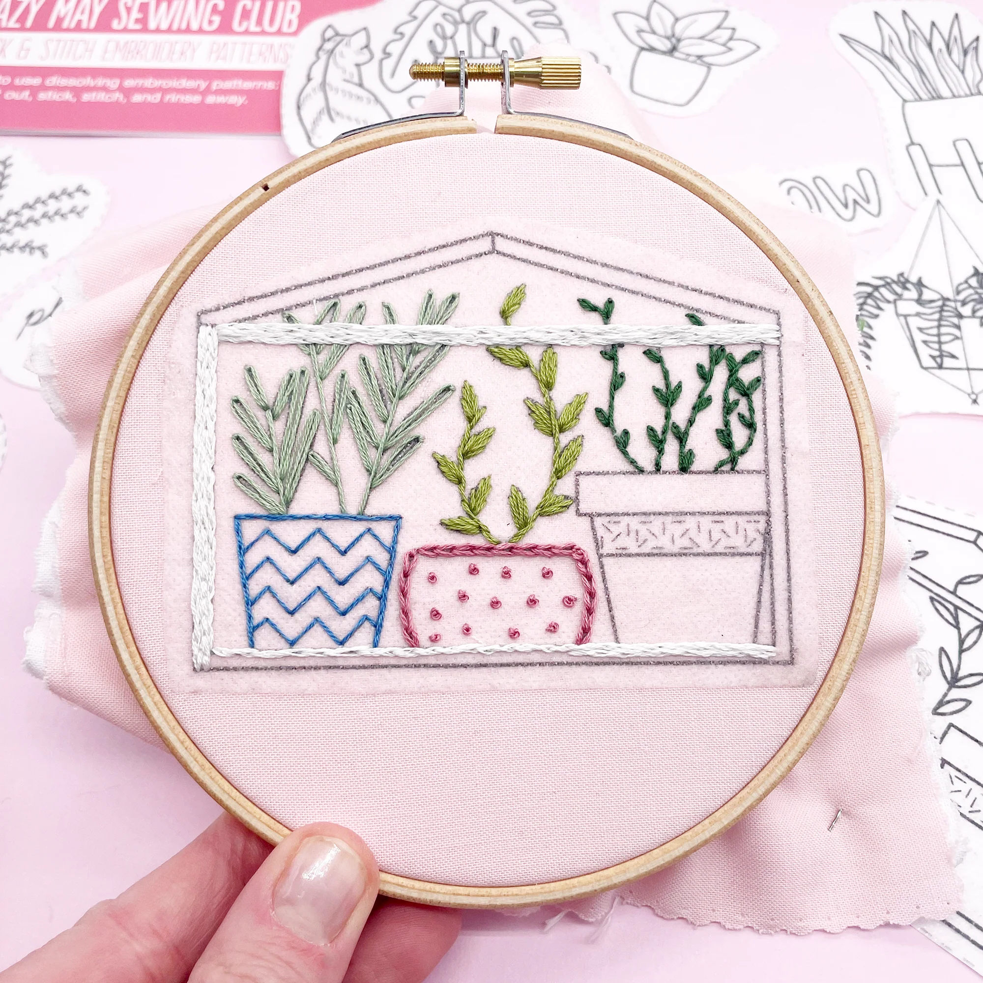 House Plants: Stick and Stitch Embroidery Patterns - Image 10