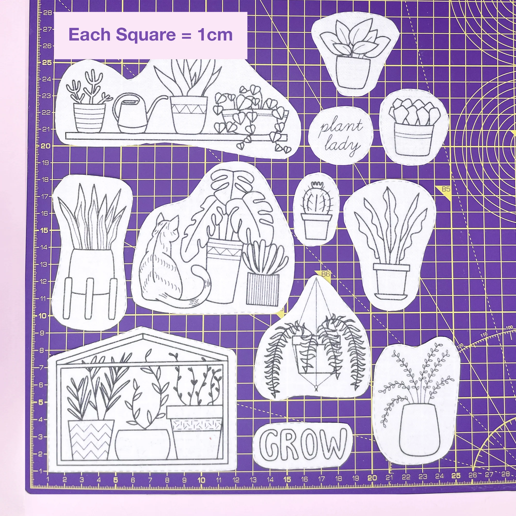 House Plants: Stick and Stitch Embroidery Patterns - Image 7