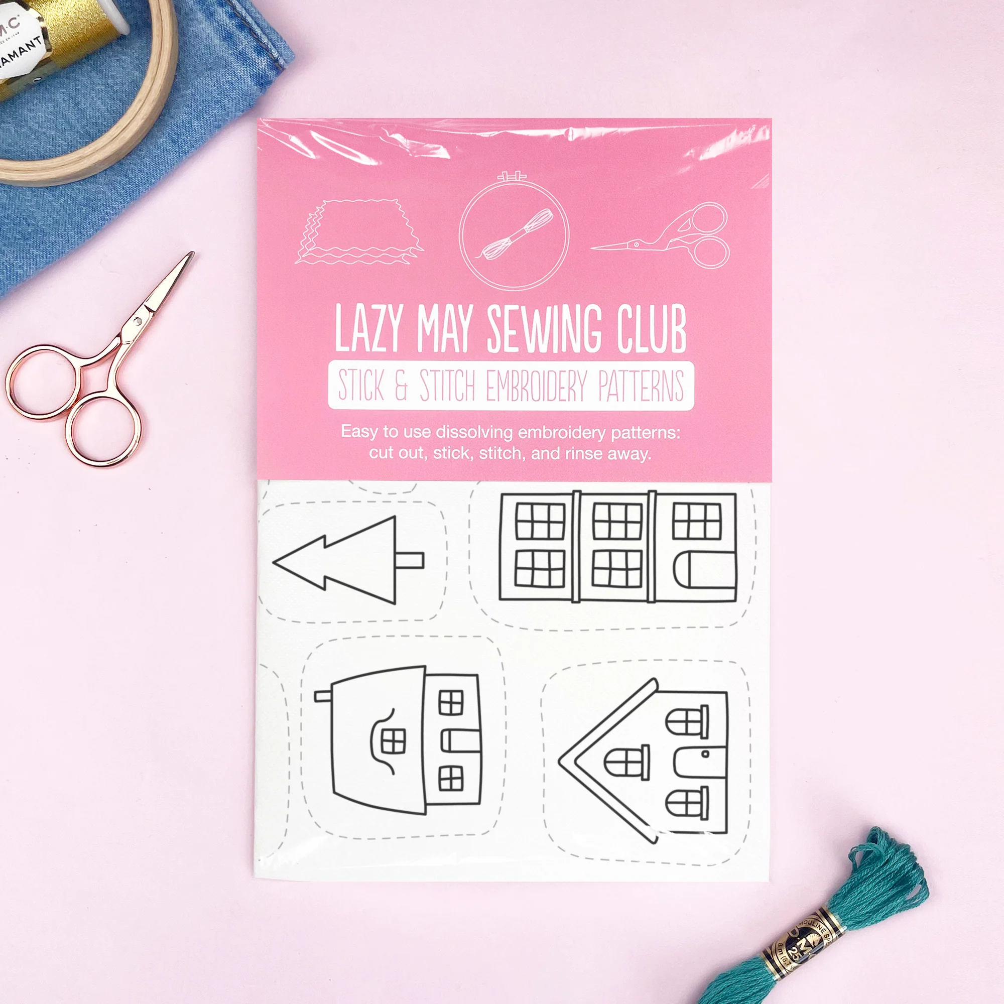 Little Houses: Stick and Stitch Embroidery Patterns - Image 6