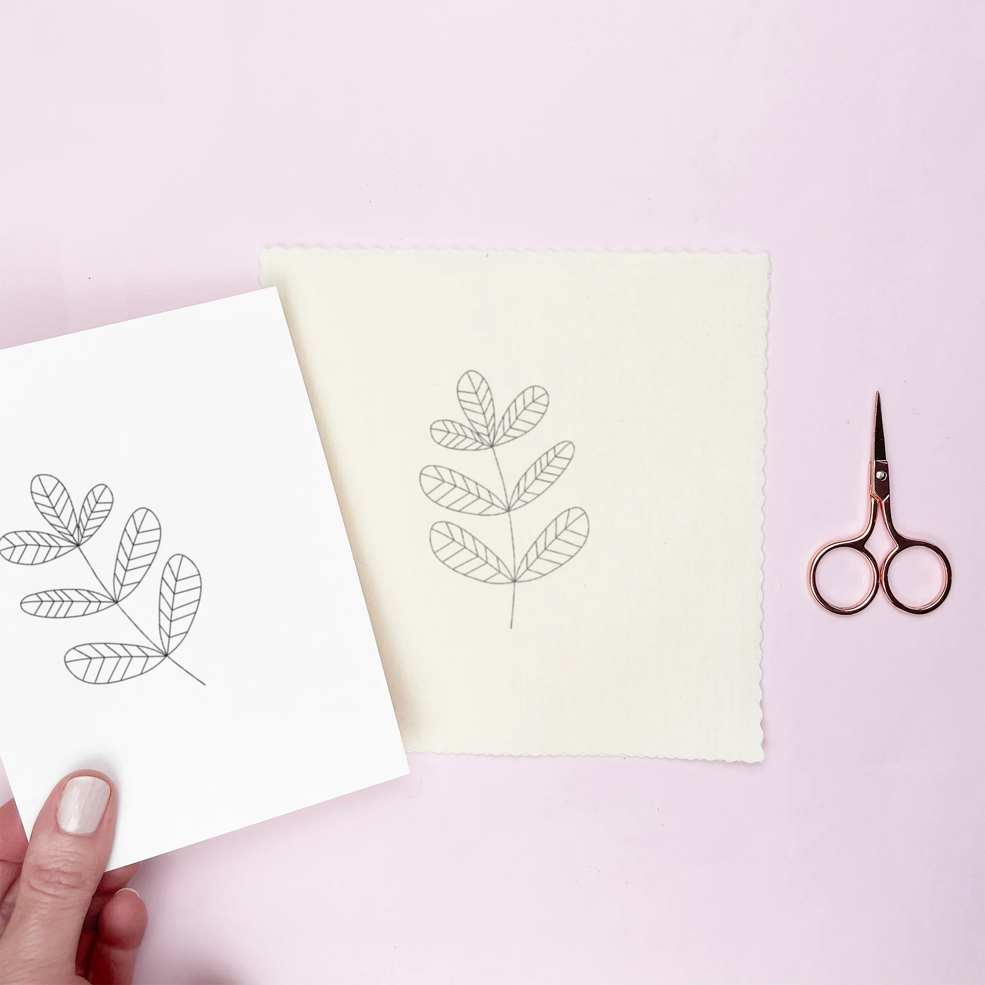 Iron-On Embroidery Patterns: Leaf Themed Designs - Image 5