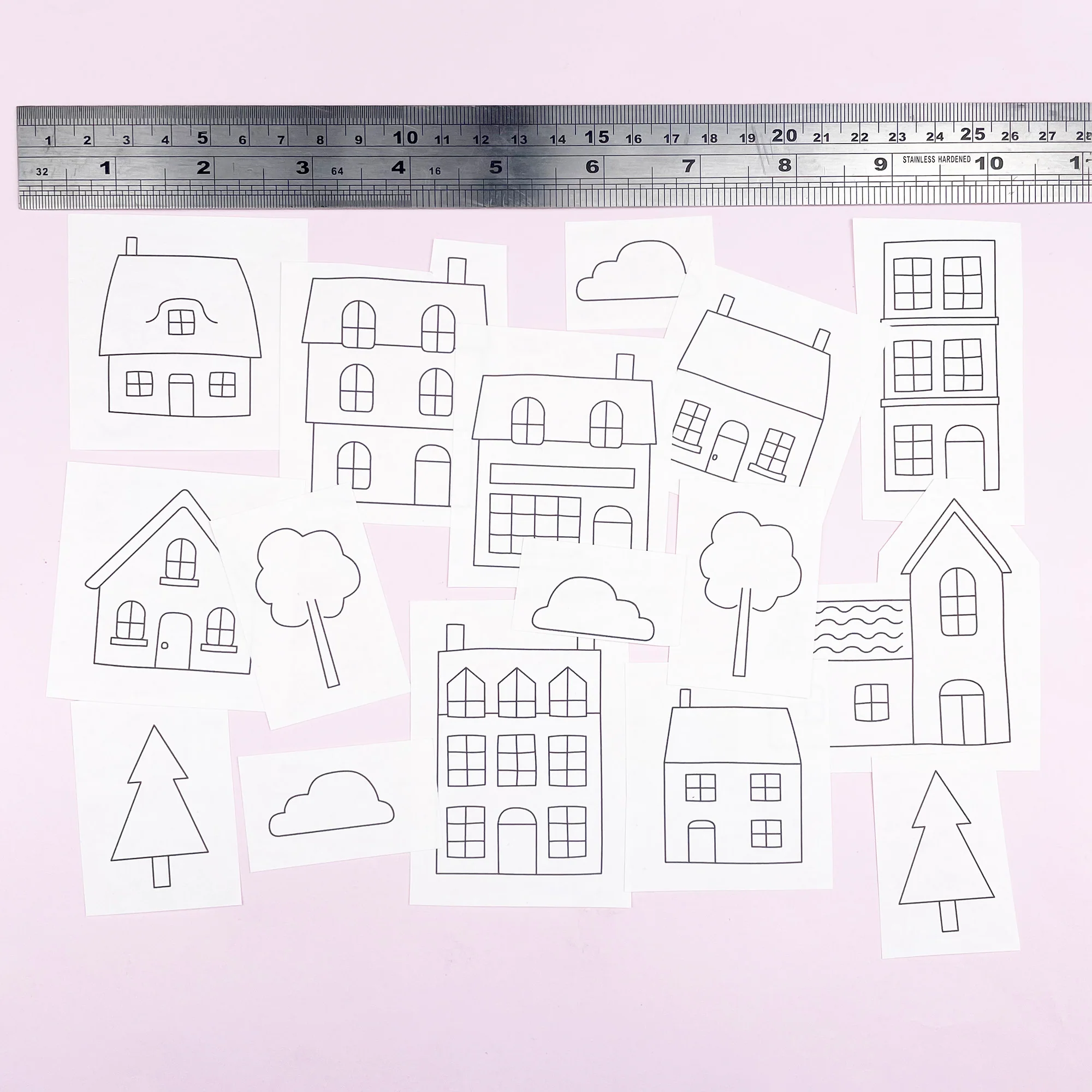 Iron-On Embroidery Patterns: 16 Little House Themed Designs - Image 4