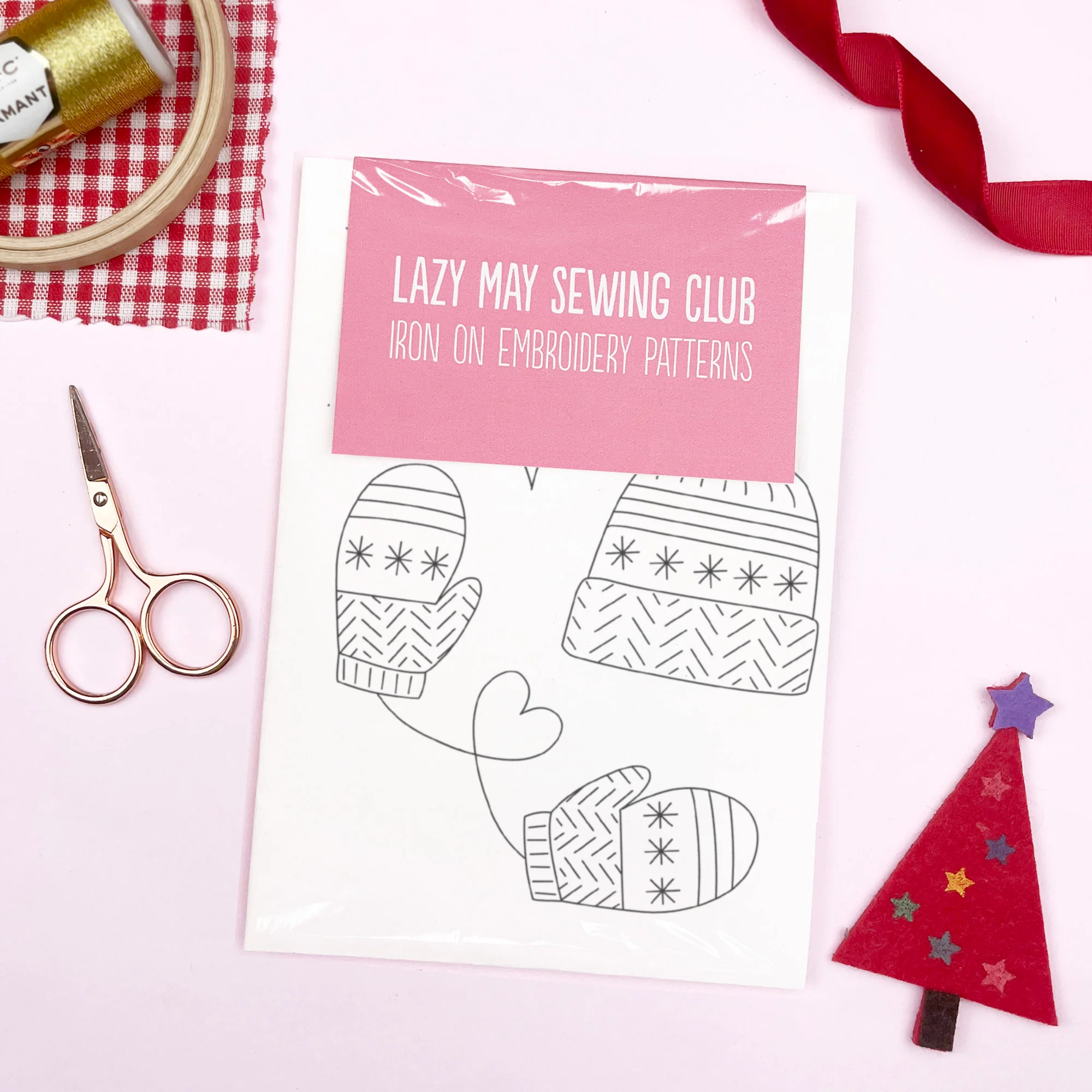 Iron-On Embroidery Patterns: 14 Christmas Themed Designs - Image 9