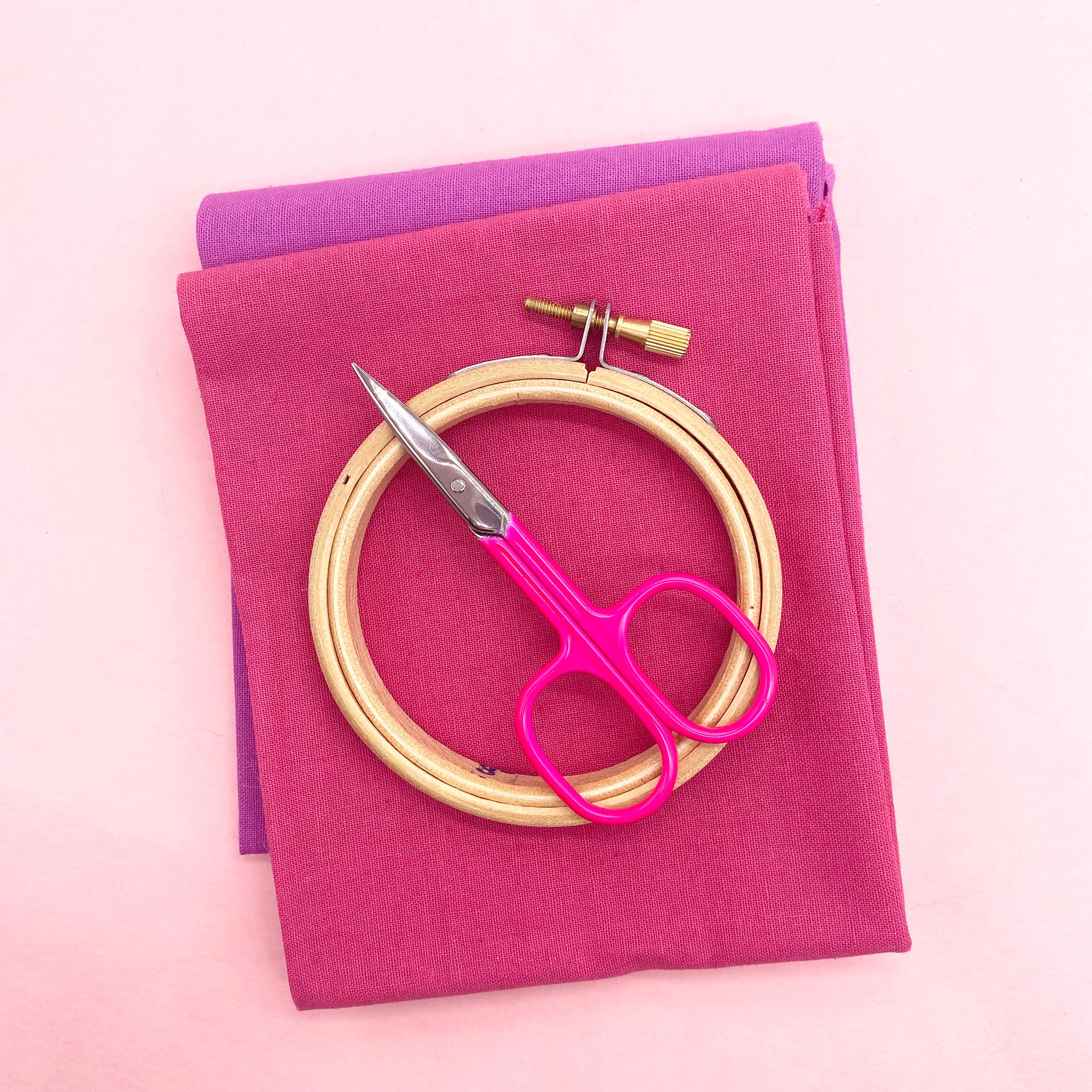 Neon Pink Embroidery Scissors - Image 5