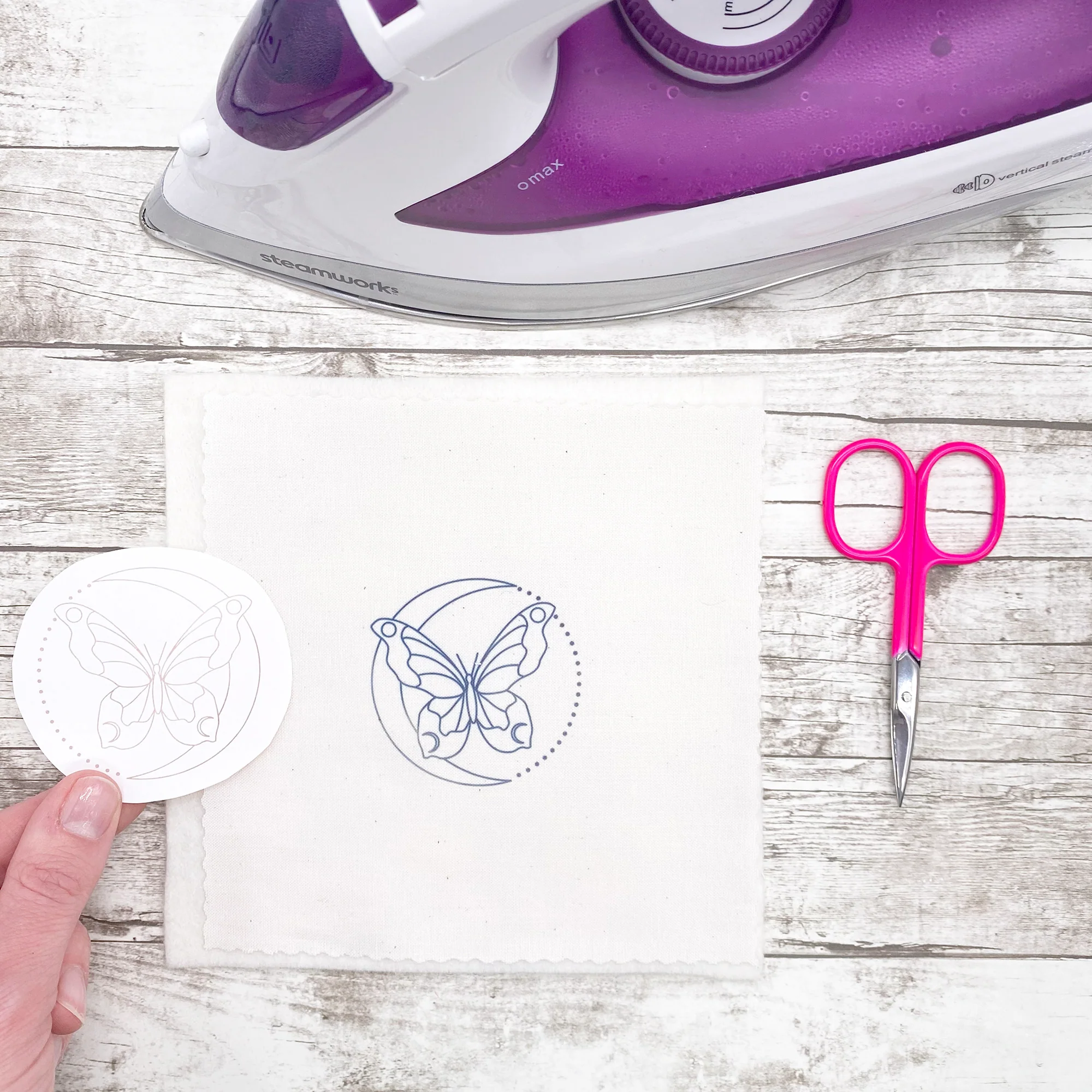 Iron-On Embroidery Patterns: Celestial Themed Designs - Image 3