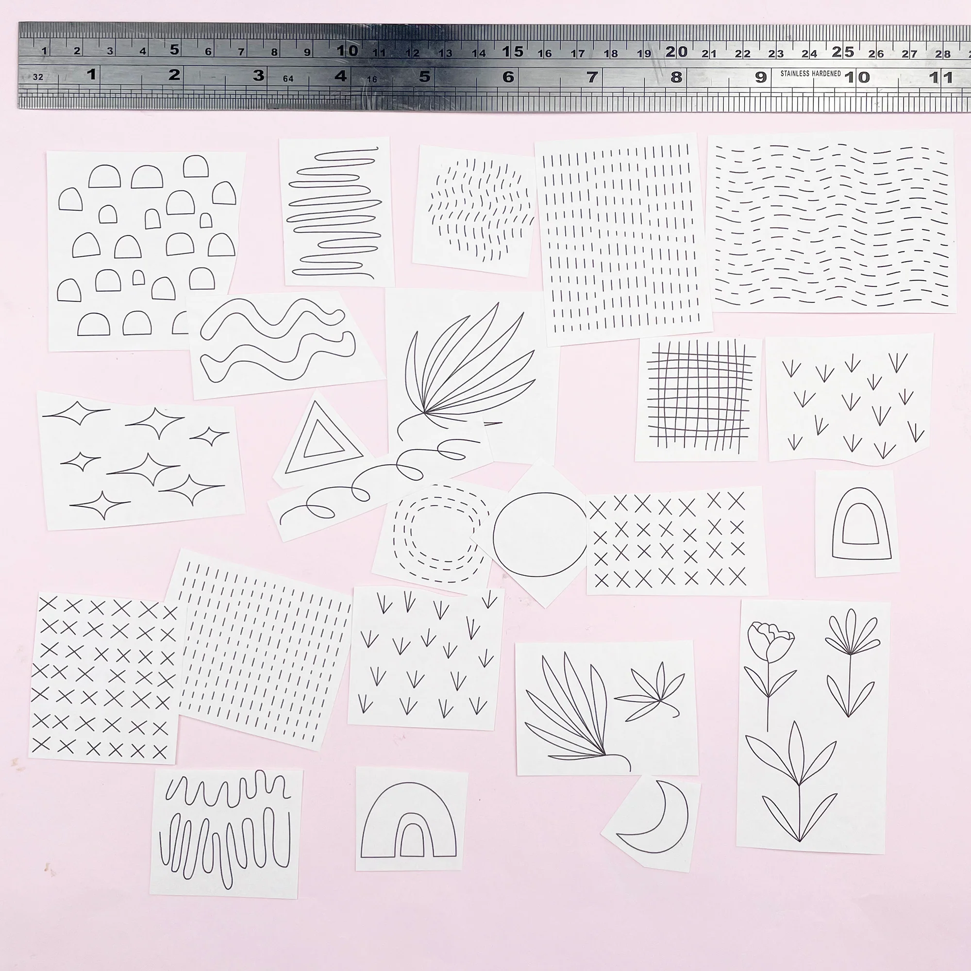 Iron-On Embroidery Patterns: Slow Stitching Textures - Image 3