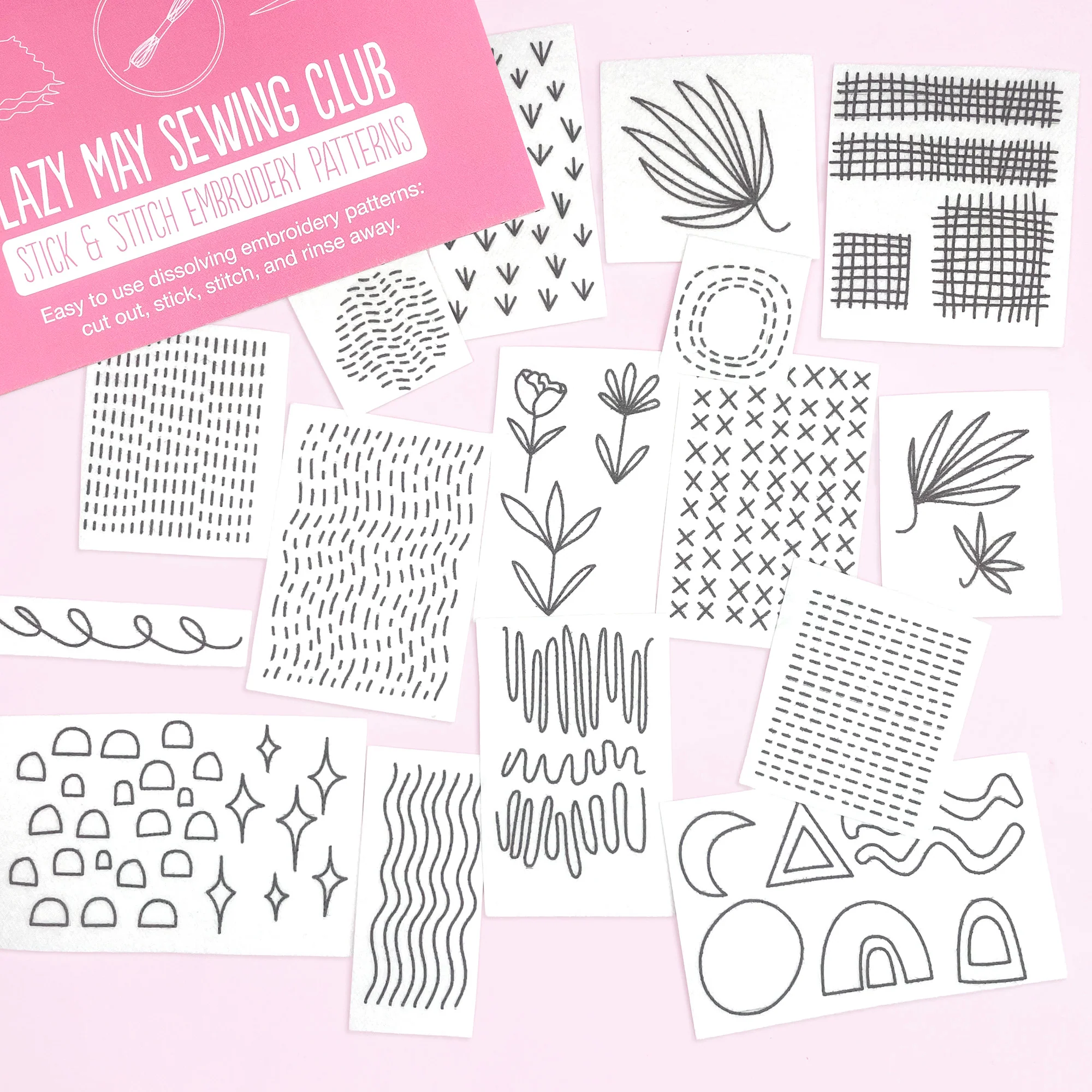 Slow Stitching Textures: Stick and Stitch Embroidery Patterns