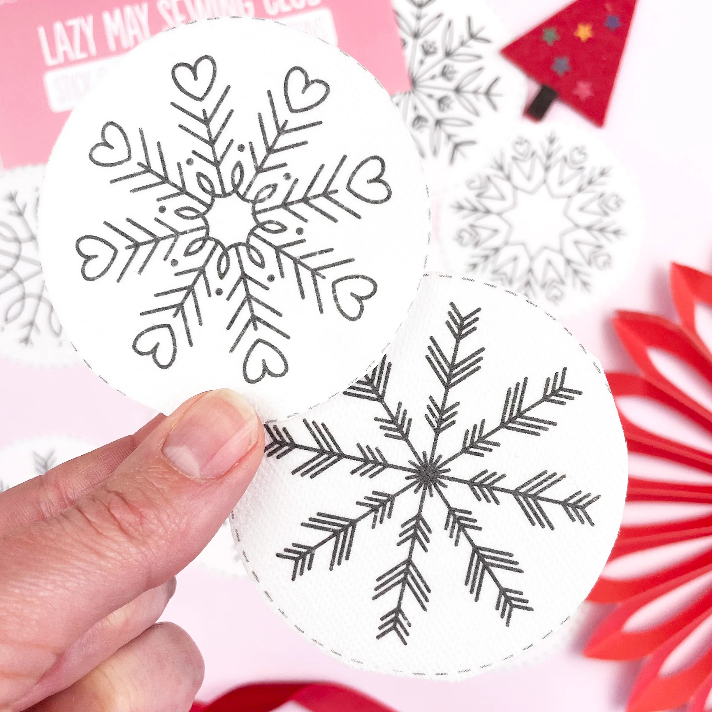 Snowflakes: Stick and Stitch Embroidery Patterns - Image 3