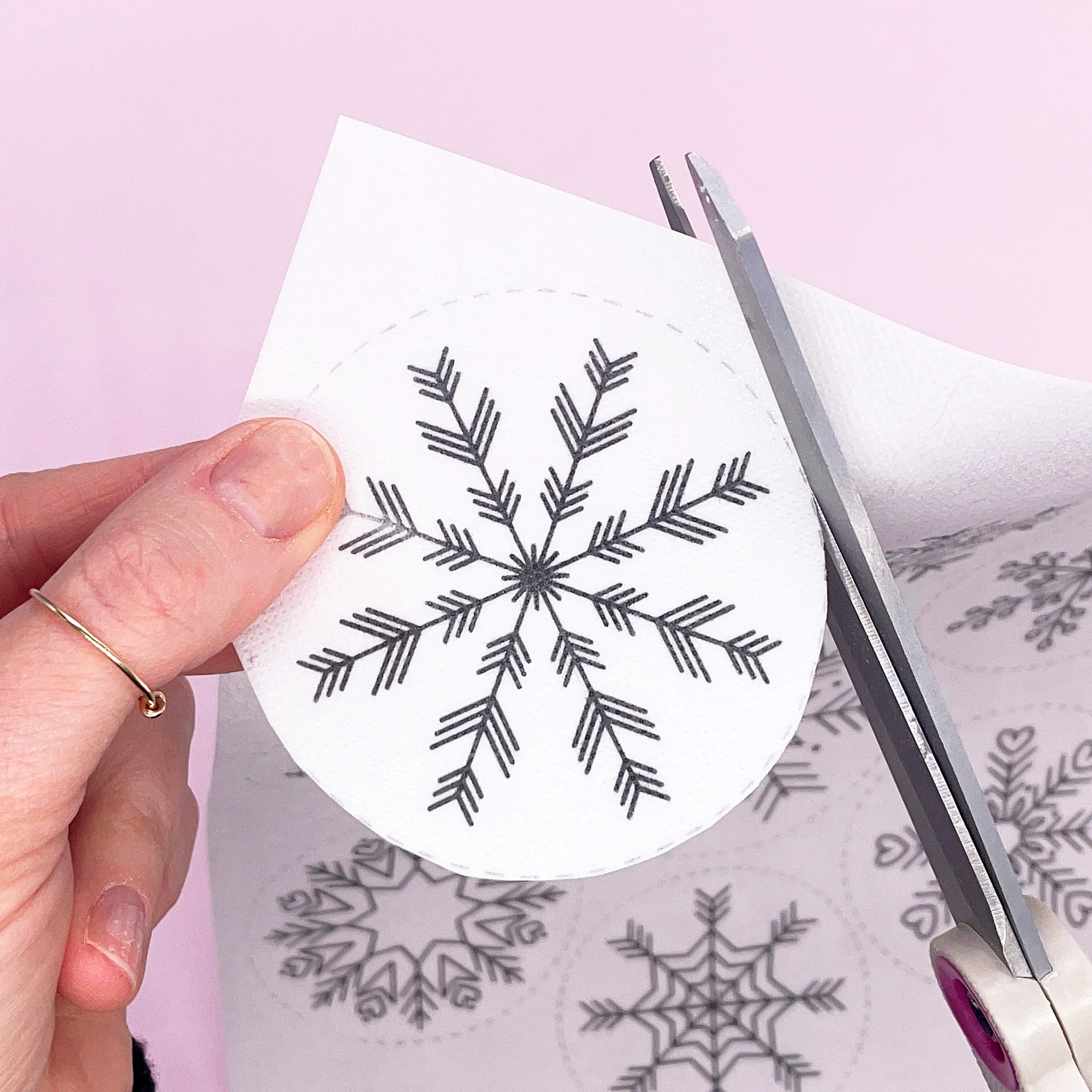 Snowflakes: Stick and Stitch Embroidery Patterns - Image 4