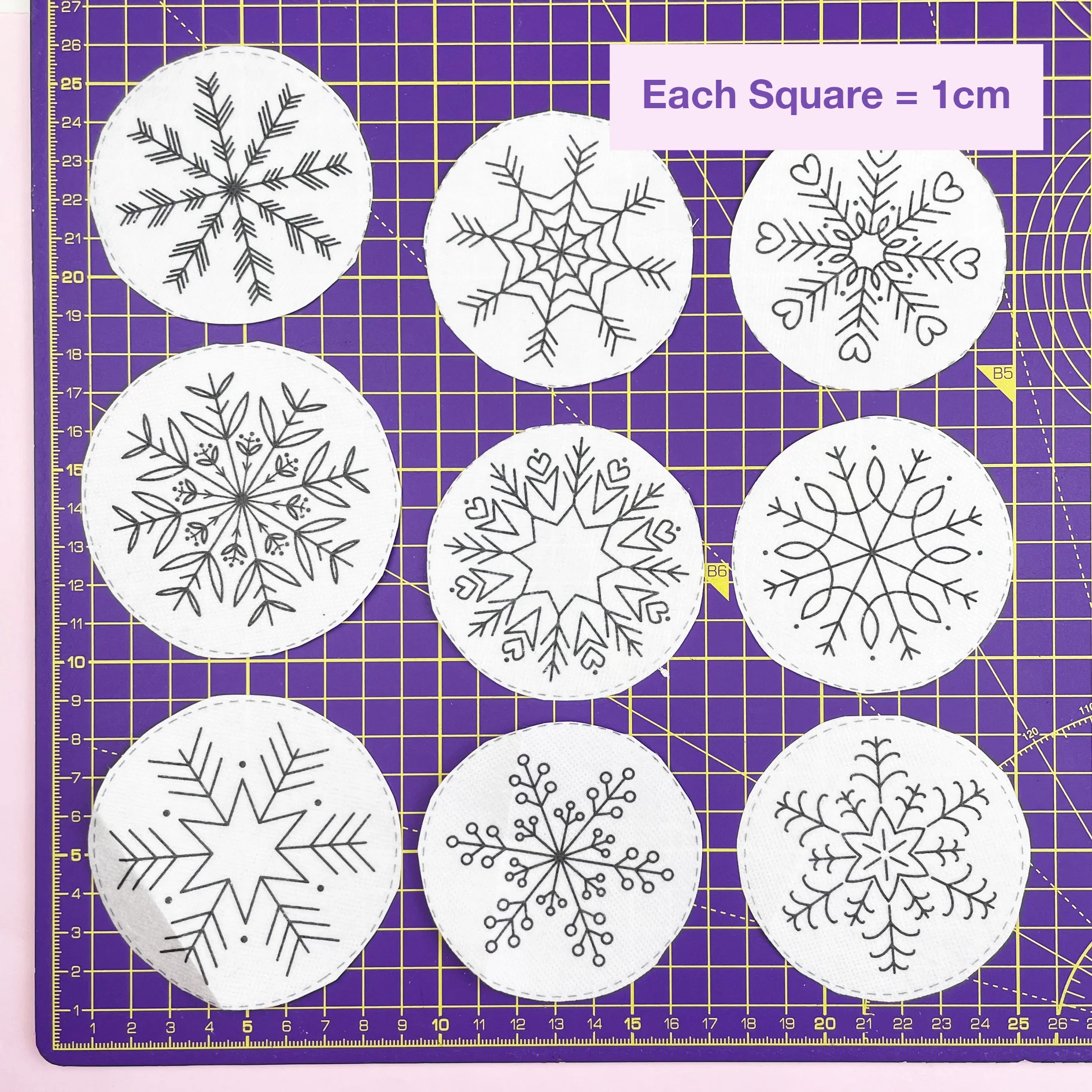 Snowflakes: Stick and Stitch Embroidery Patterns - Image 8