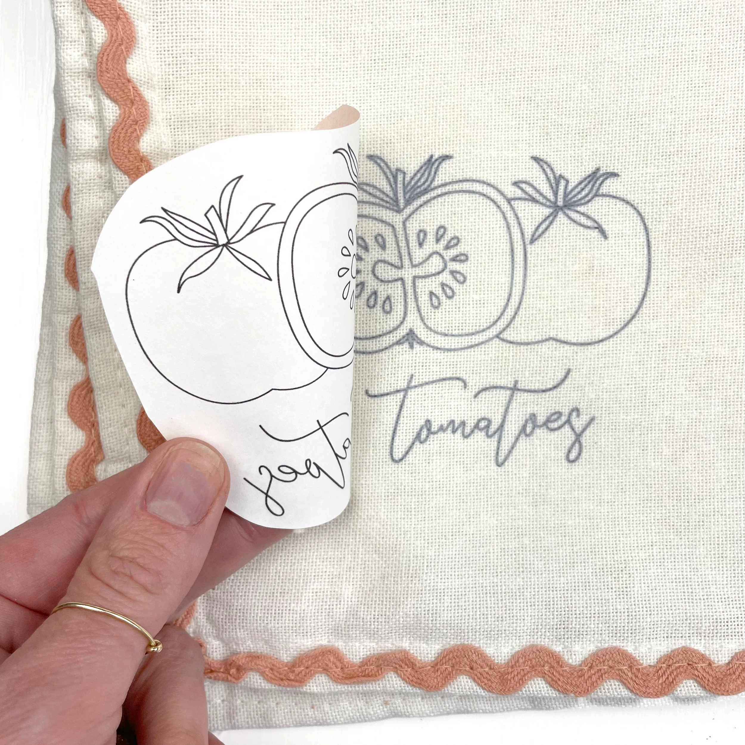 Iron-On Embroidery Patterns: Vegetable Themed Designs - Image 6