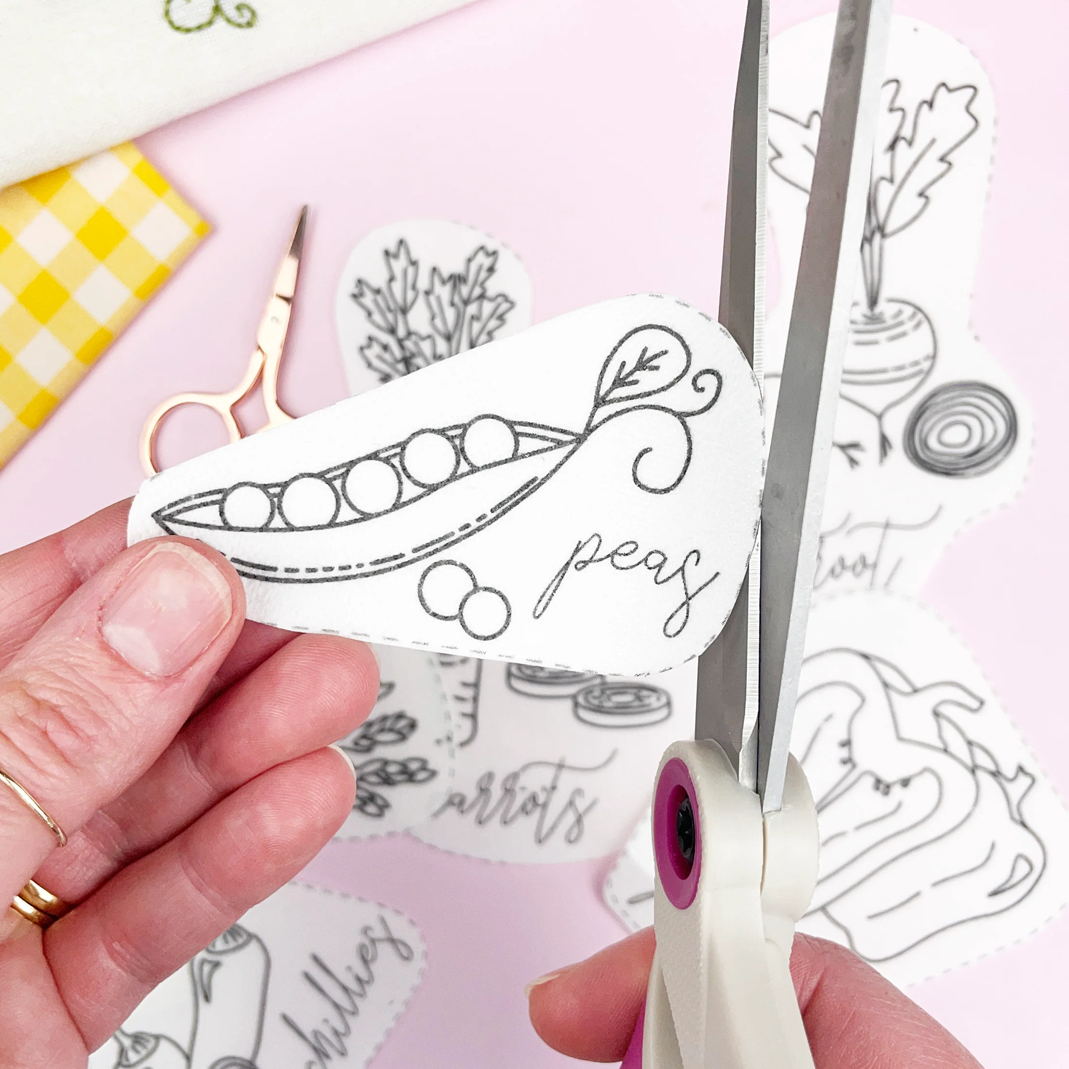 Vegetables: Stick and Stitch Embroidery Patterns - Image 3