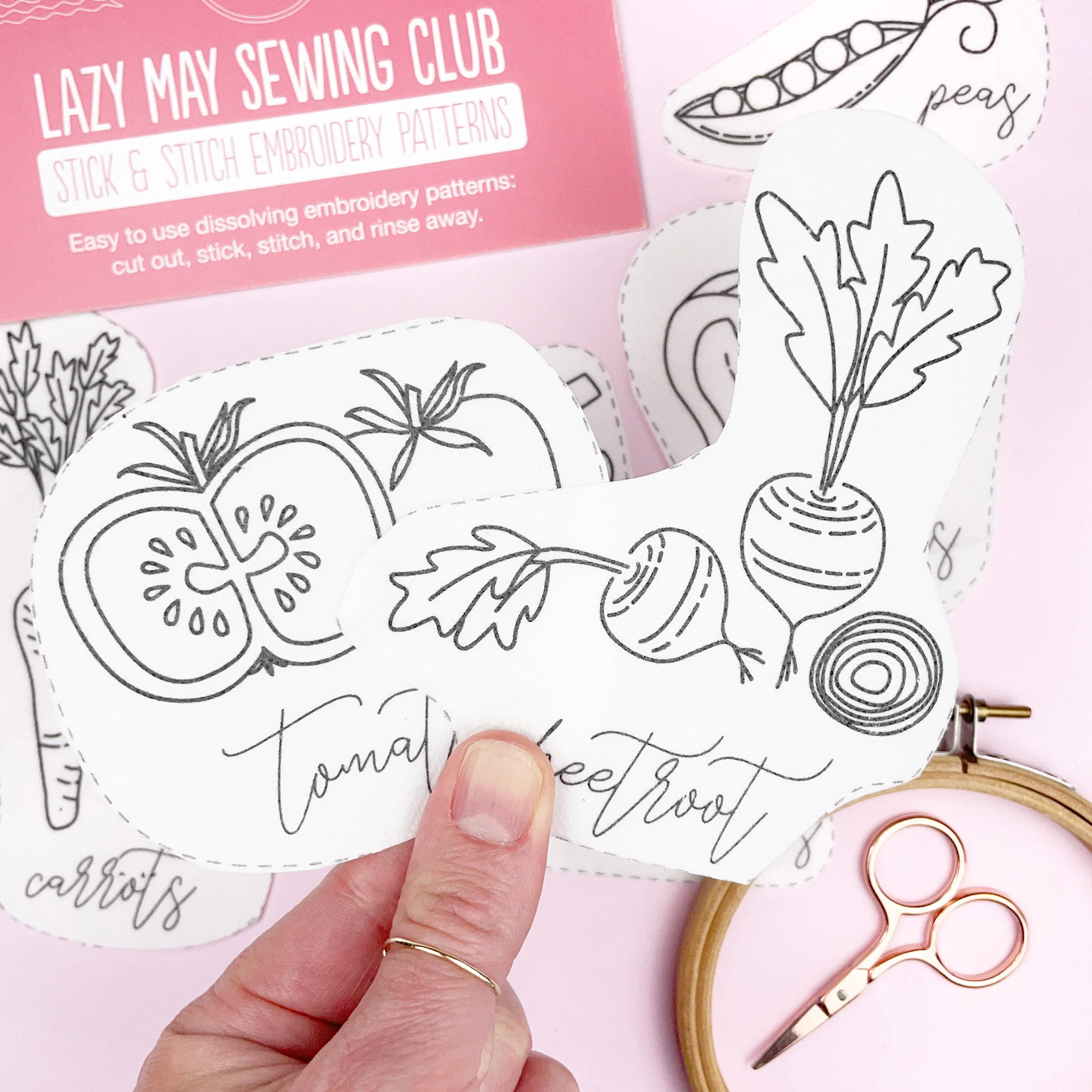 Vegetables: Stick and Stitch Embroidery Patterns - Image 6