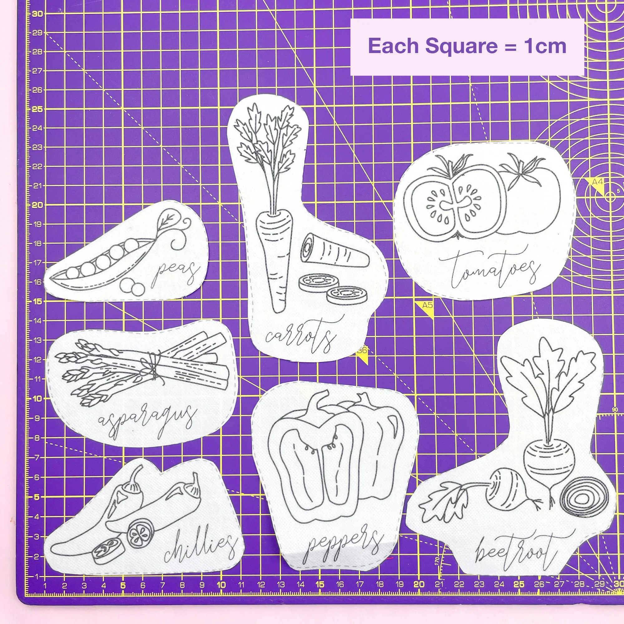 Vegetables: Stick and Stitch Embroidery Patterns - Image 7