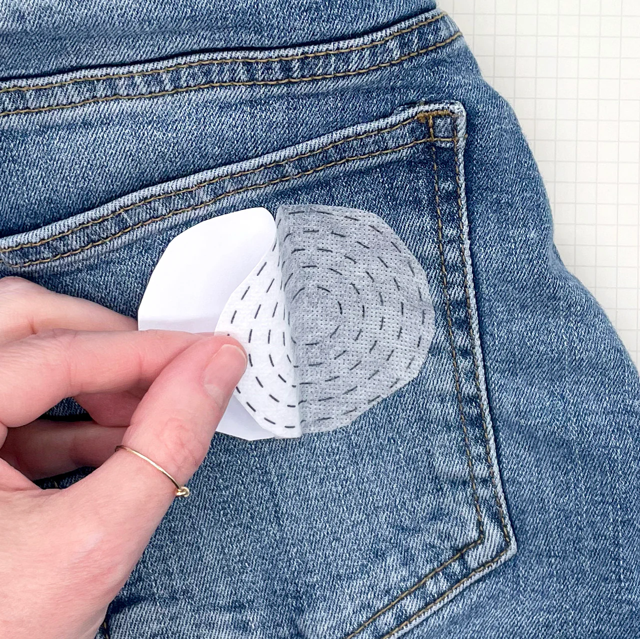Visible Mending Kit: Sashiko Inspired Stick and Stitch Patterns - Image 5