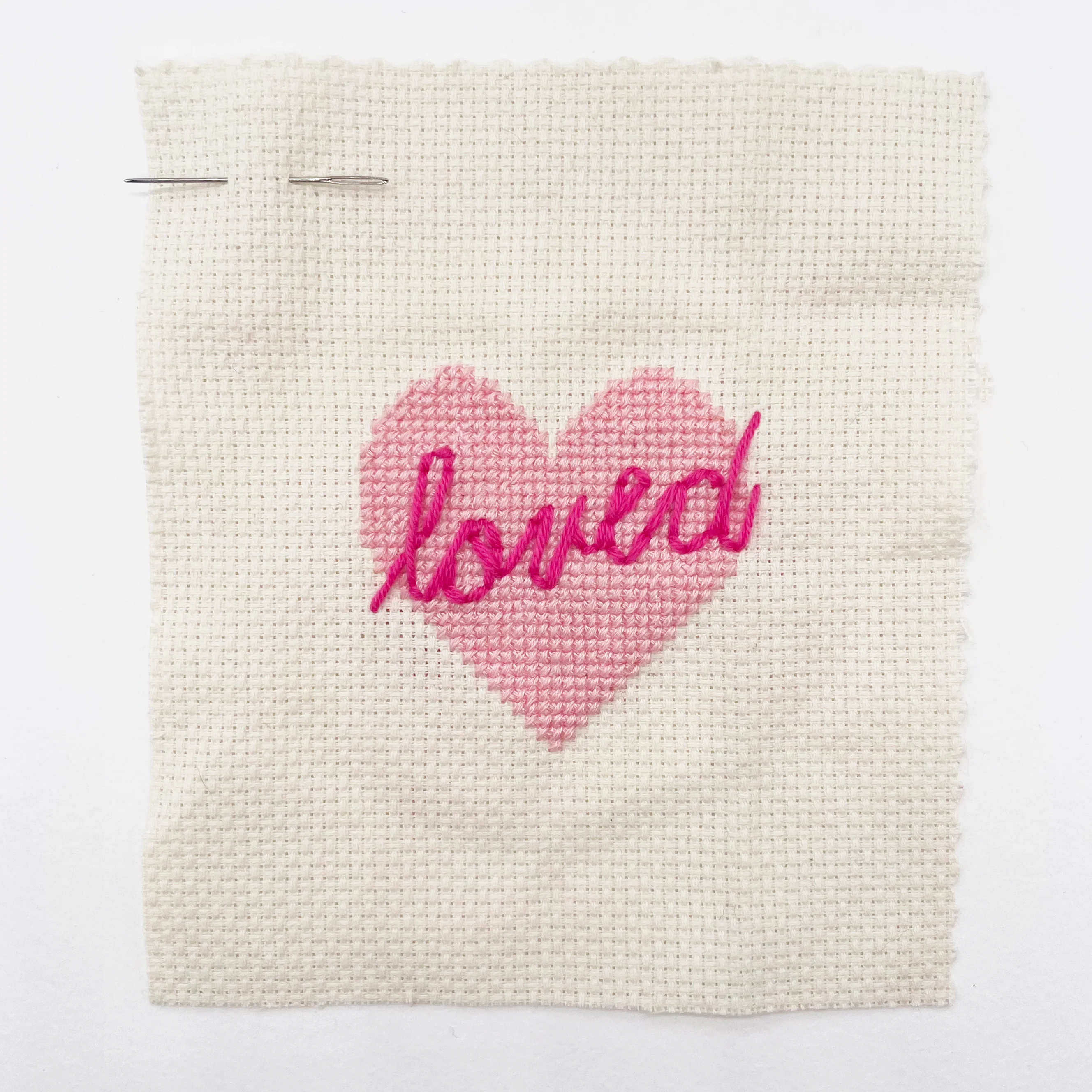 You Are Loved: Cross Stitch Kit - Image 3