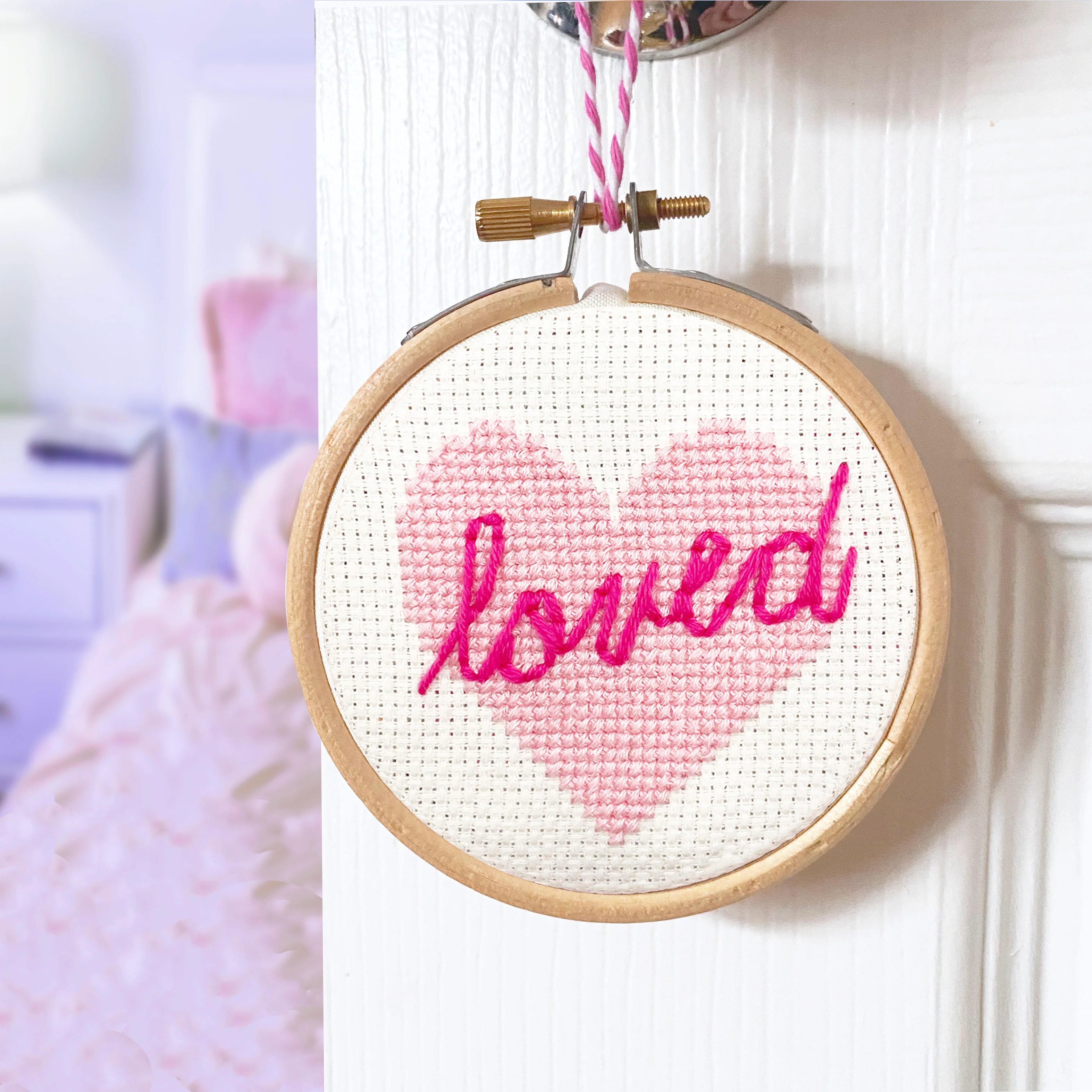 You Are Loved: Cross Stitch Kit - Image 5