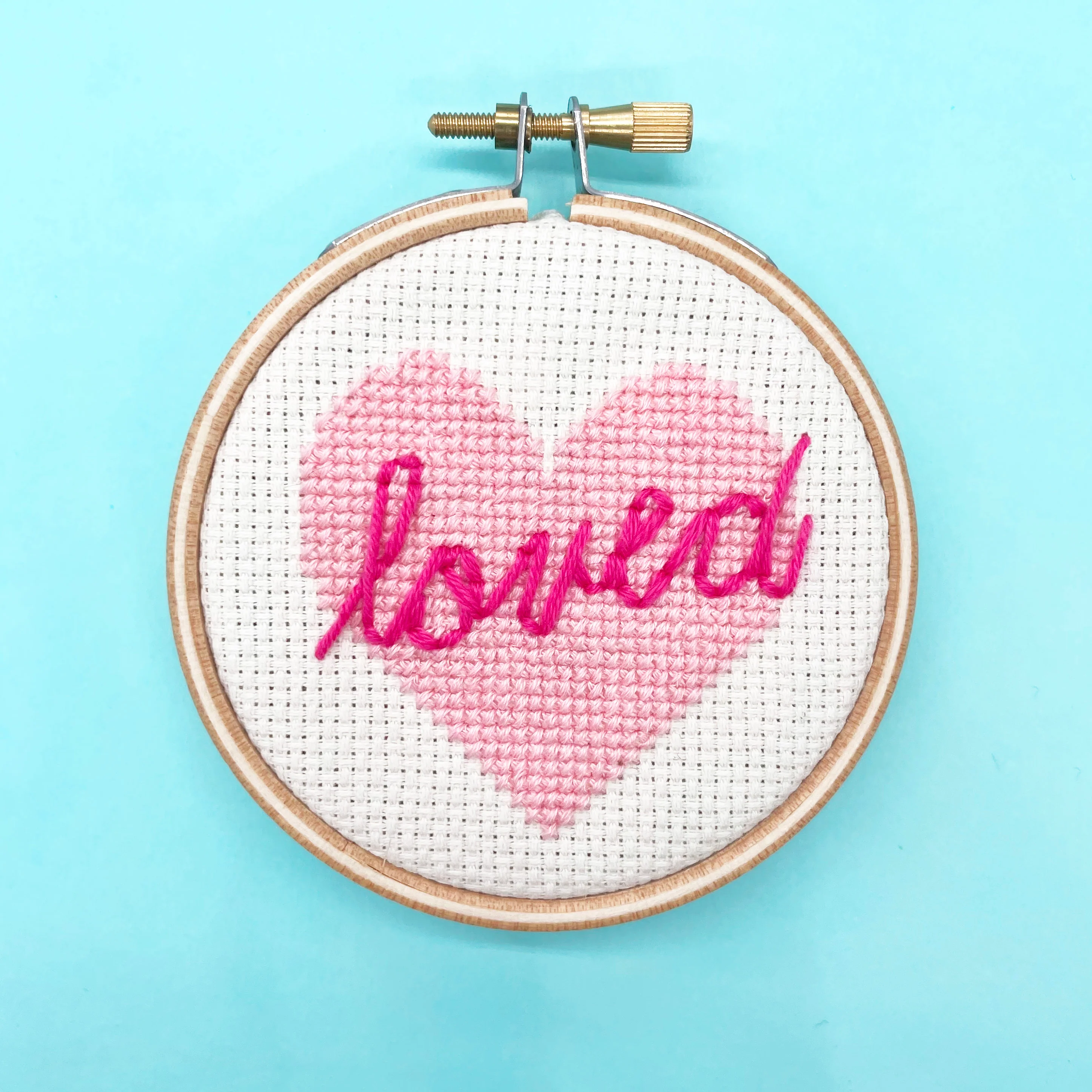 You Are Loved: Cross Stitch Kit - Image 6